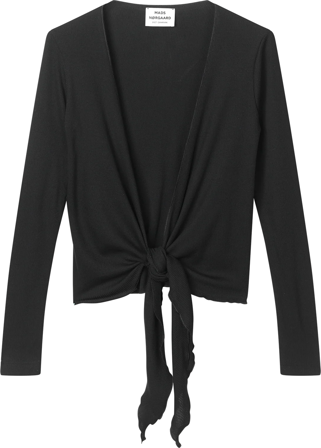 NPS Wrap Top Solid Colour, Black - Image 2