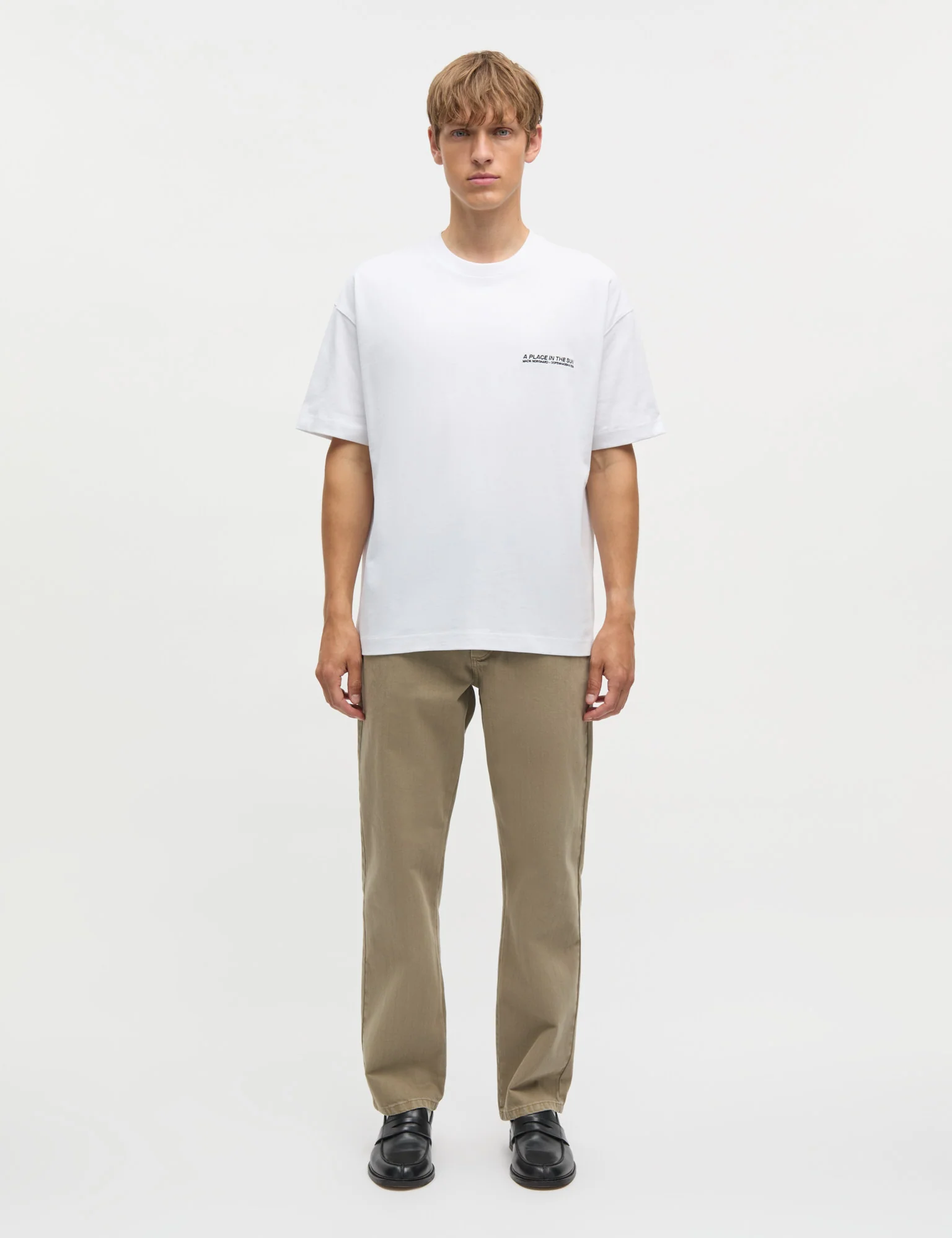 Open-End A Place Big Tee, White - Image 2