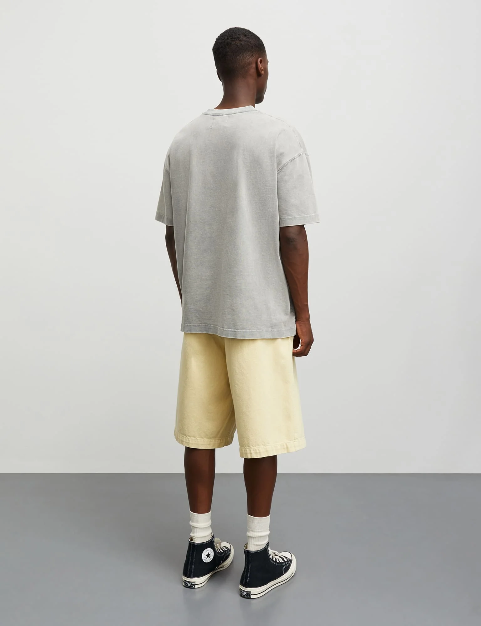 Open-End Dye Big Tee, Moon Mist - Image 4