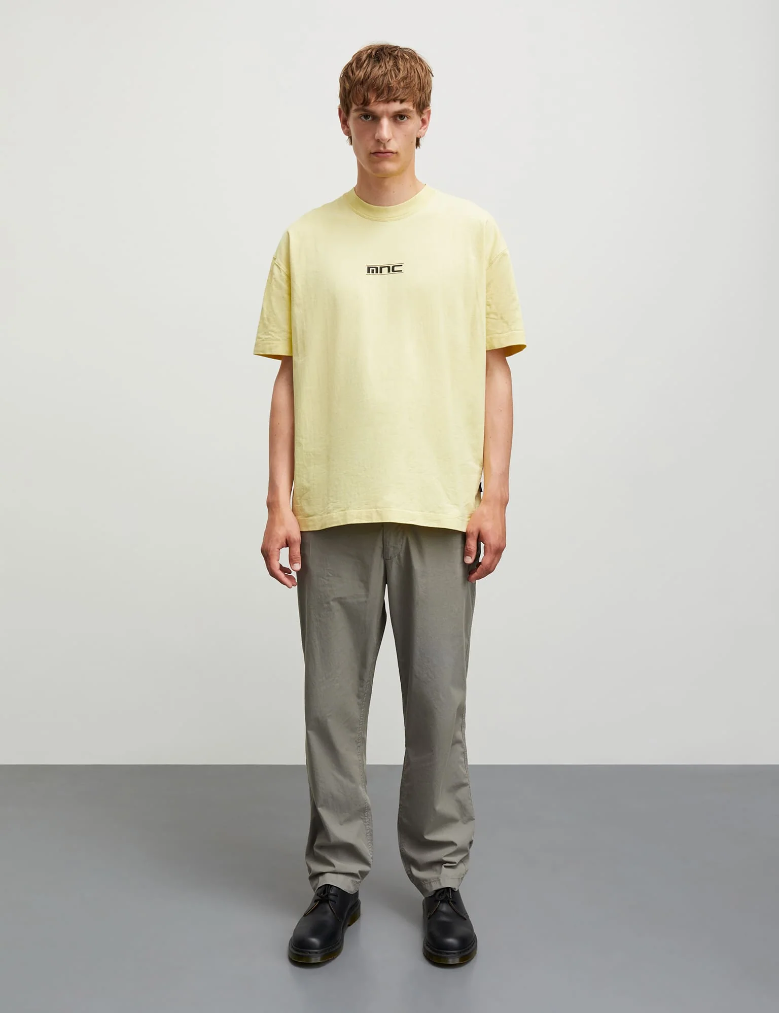 Open-End Dye Big Tee, Tender Yellow - Image 2