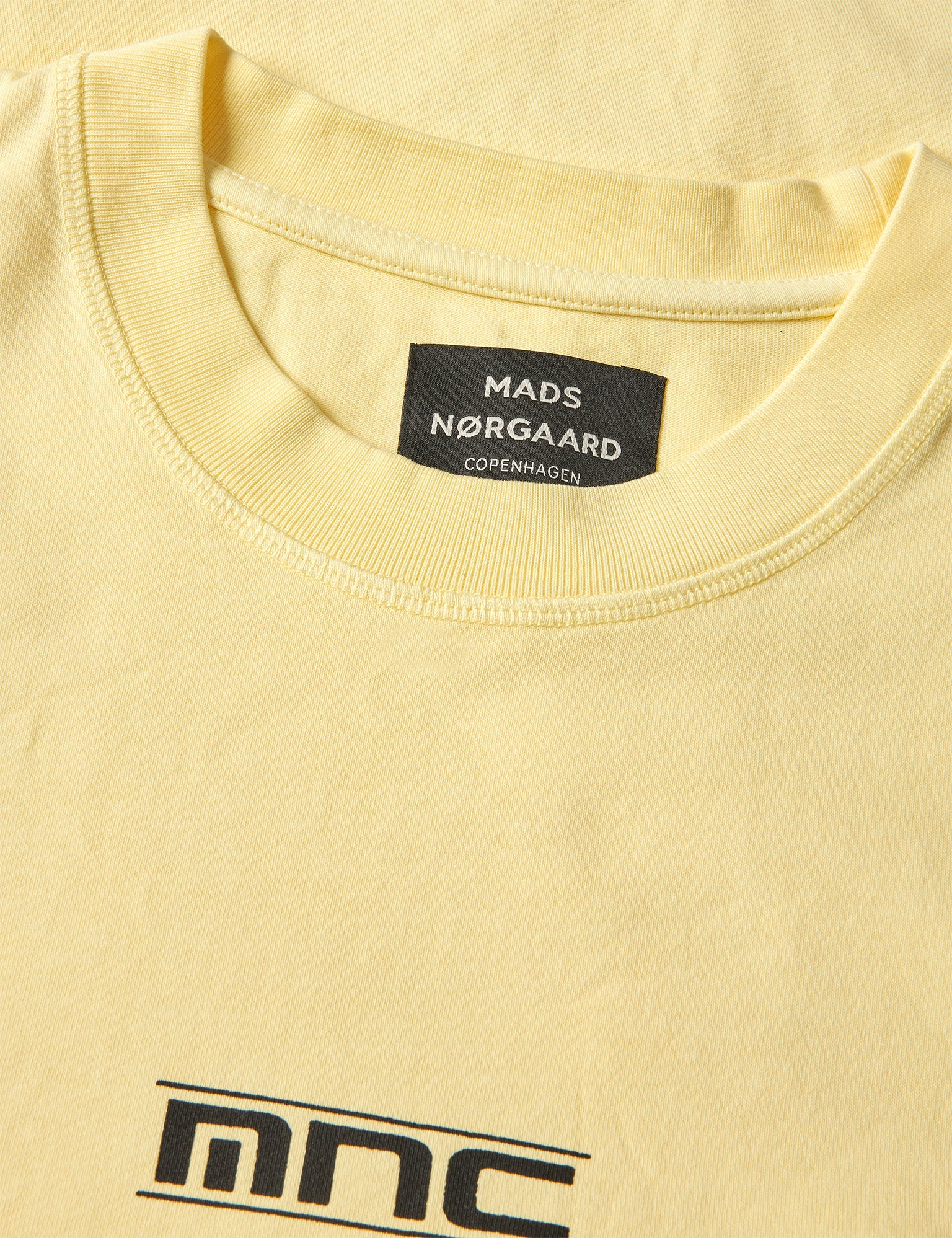 Open-End Dye Big Tee, Tender Yellow - Image 3