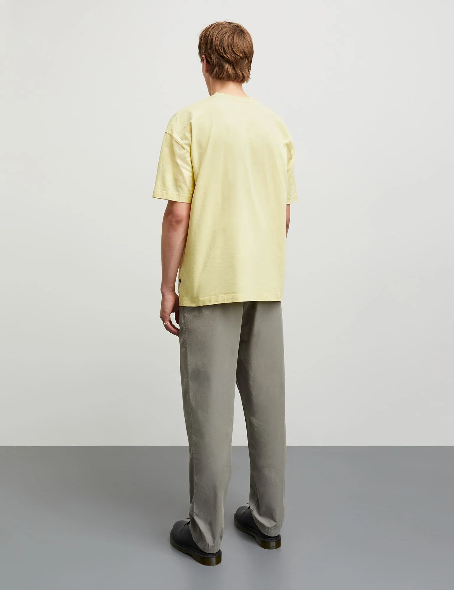 Open-End Dye Big Tee, Tender Yellow - Image 4