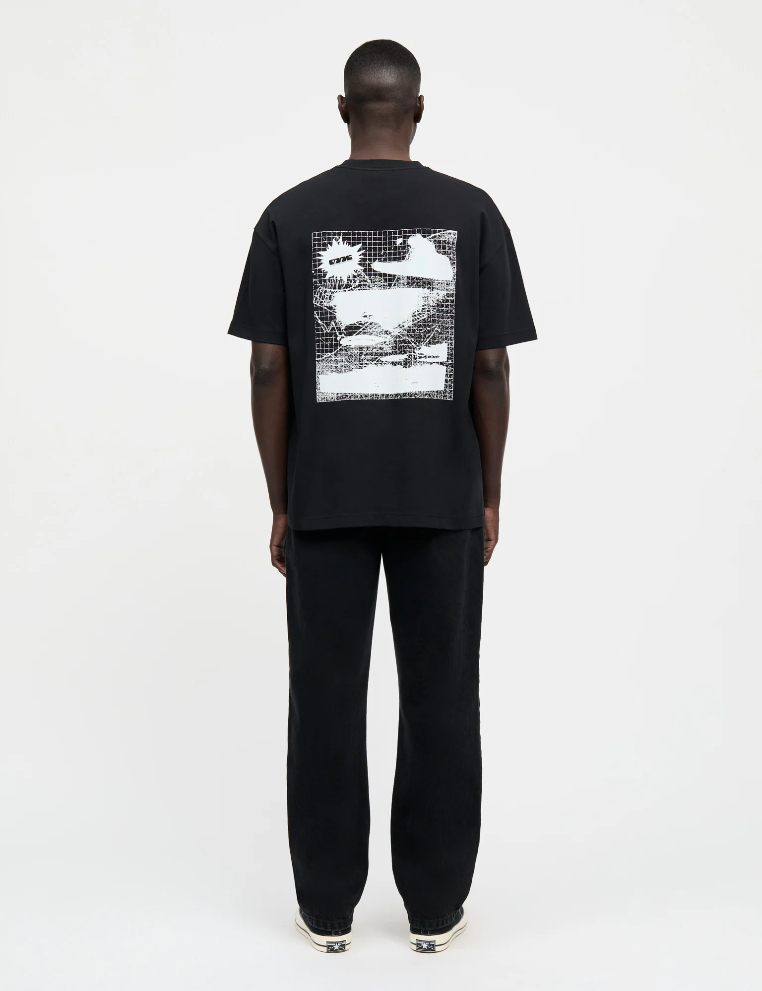Open-End Fantasy Big Tee, Black - Image 4