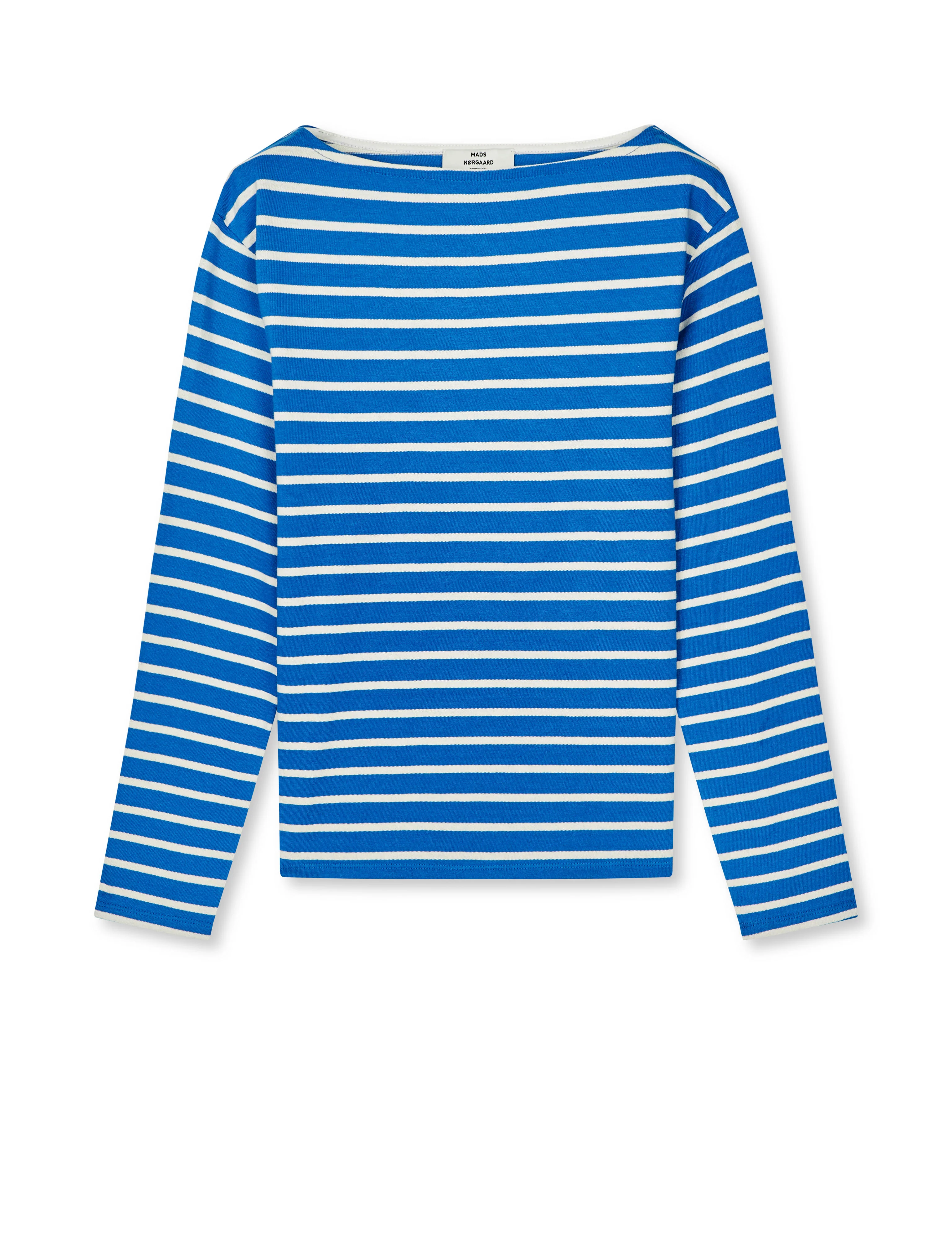Pablo Gabi Tee LS, Vanilla Ice/Bright Cobalt - Image 2