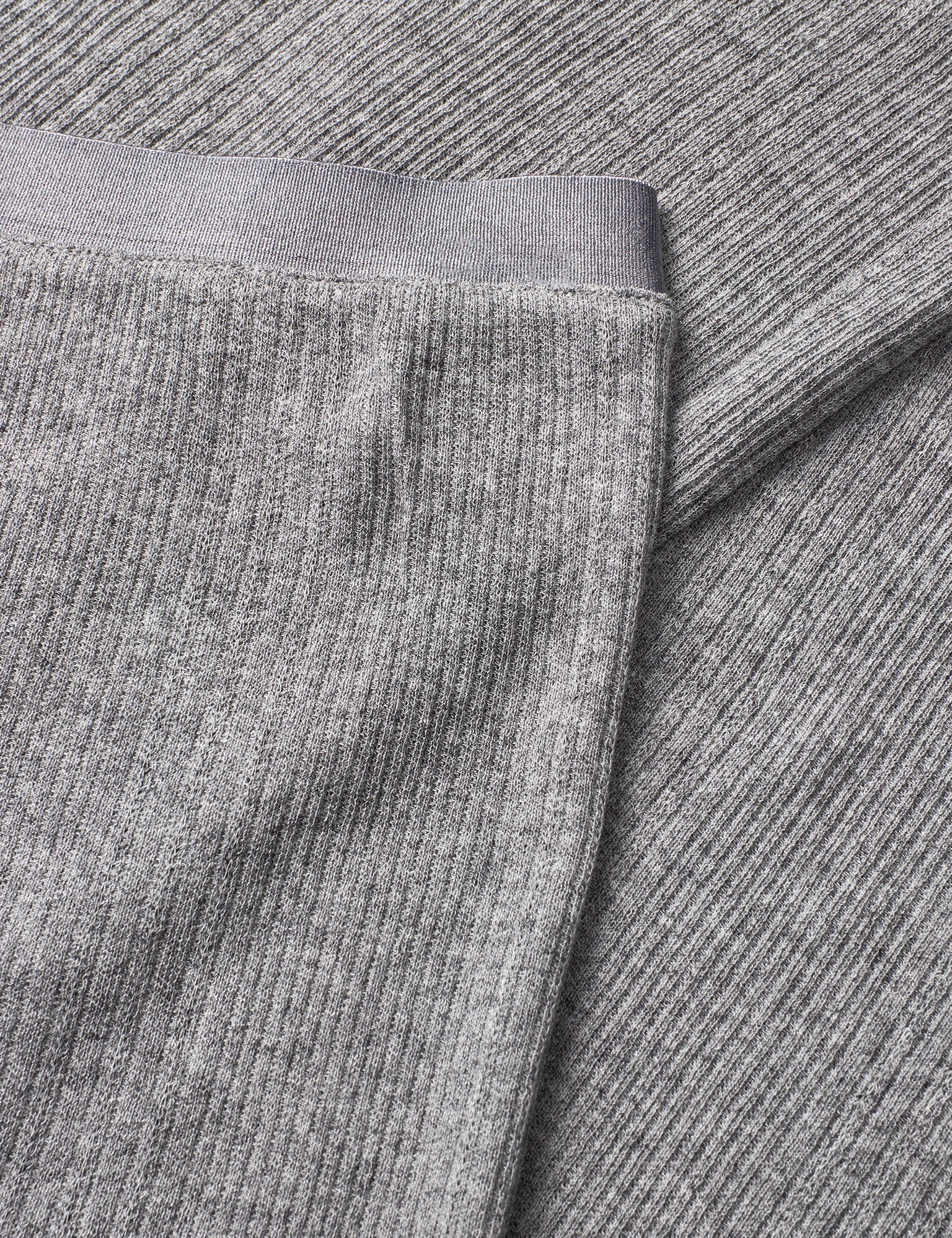 Point Wool Hedwig Pants, Grey Melange - Image 3