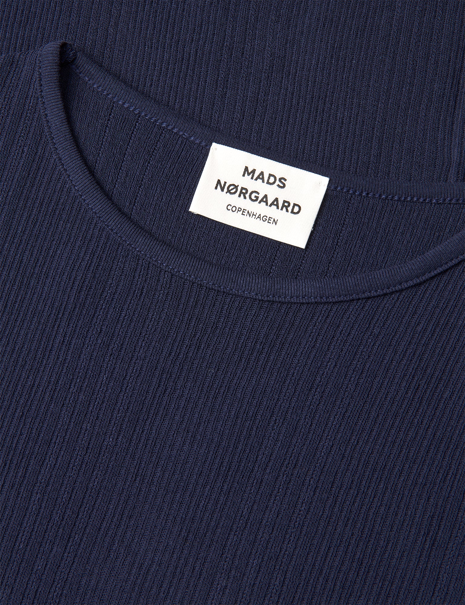 Point Wool Poline Tee LS, Parisian Night - Image 3