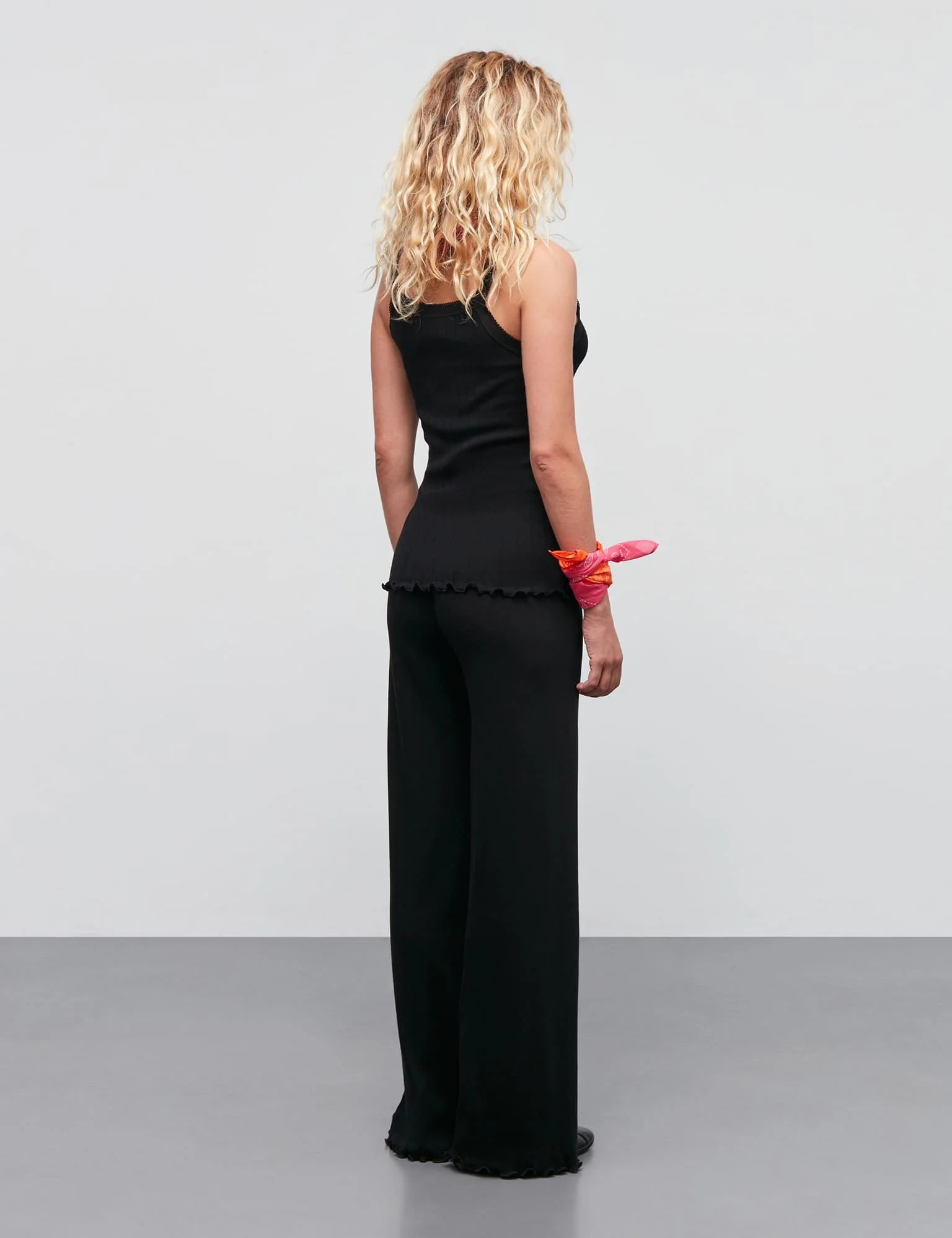 Pointella Trille Top, Black - Image 3