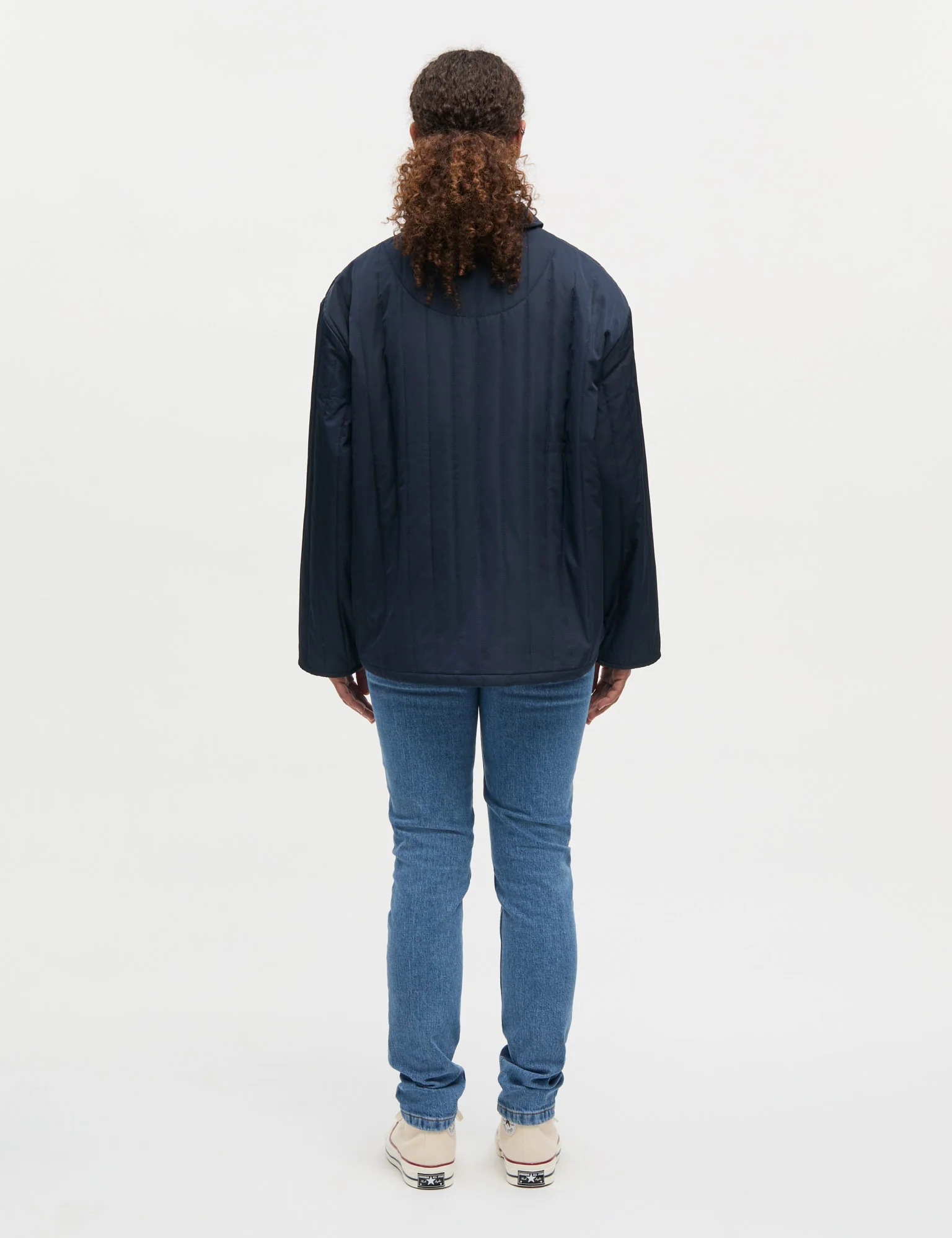 Poly Twill Flora Jacket, Sky Captain - Image 4