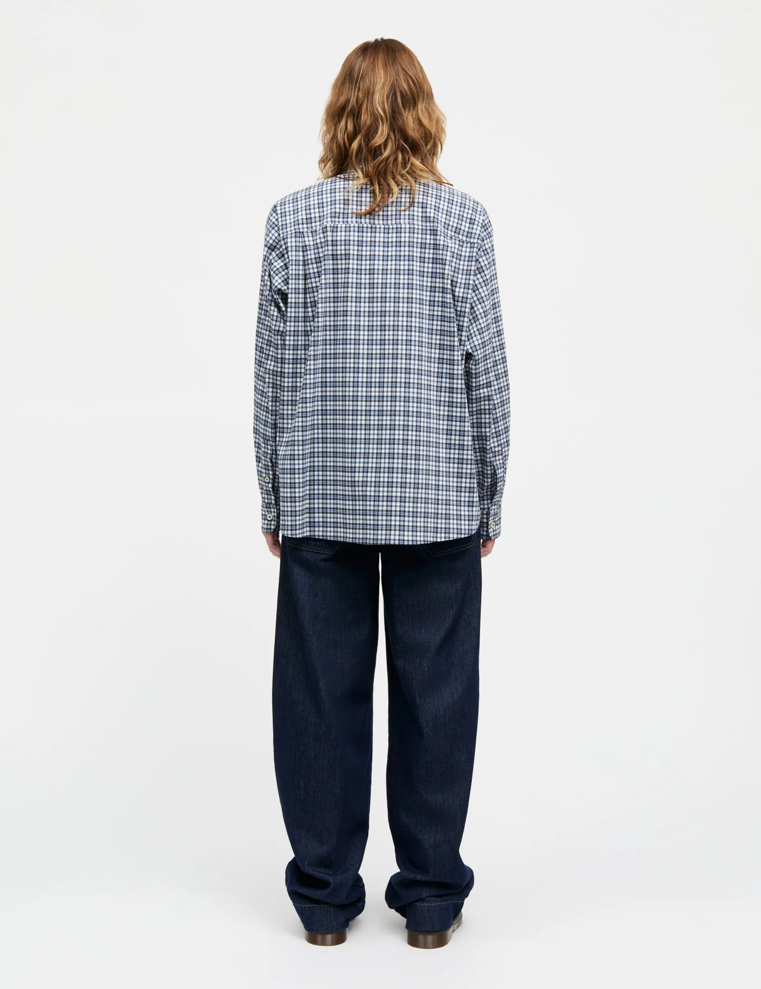 Poplinda Crelly Shirt, Parisian Night Check - Image 4