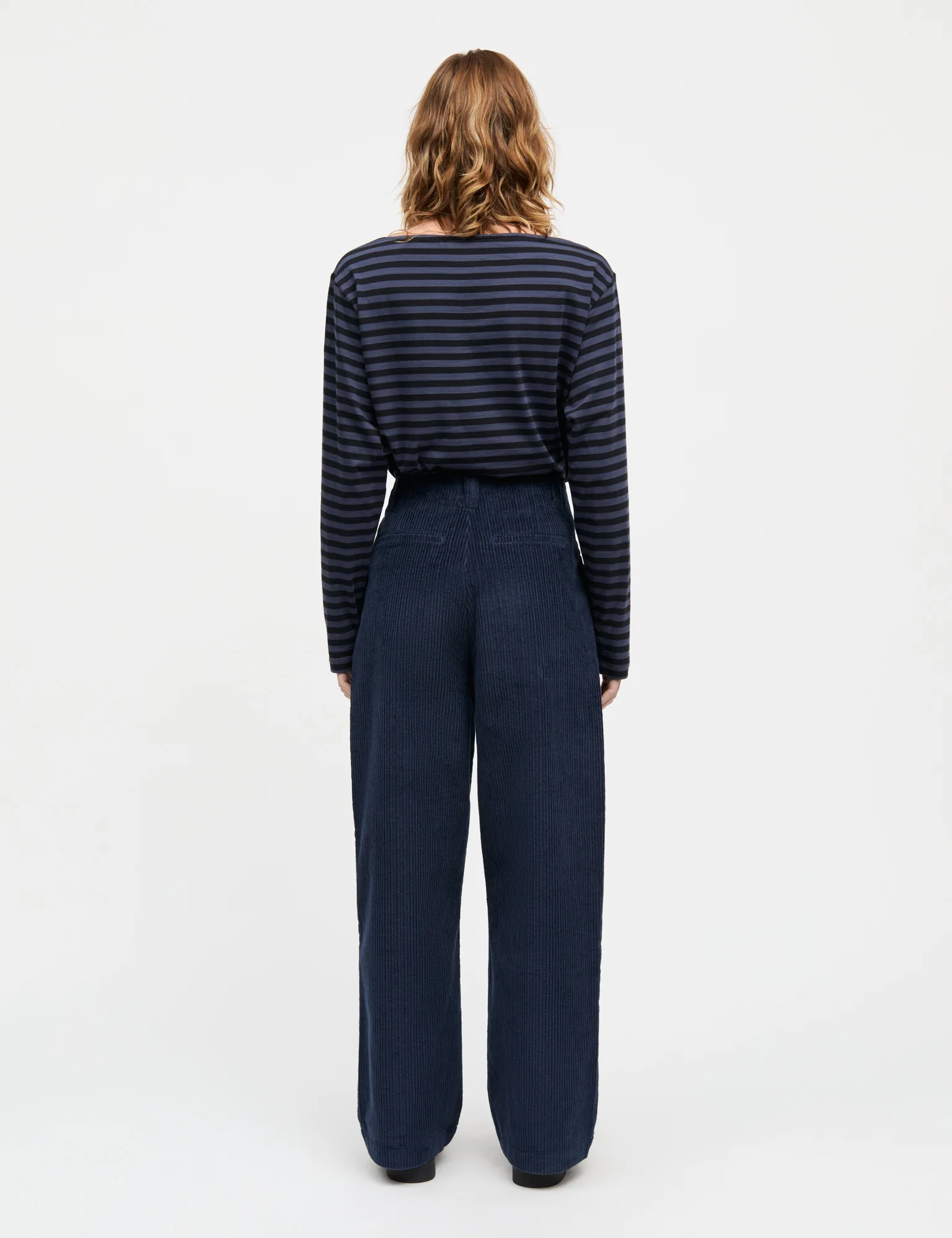 Pretty Cord Carly Pants, Parisian Night - Image 3