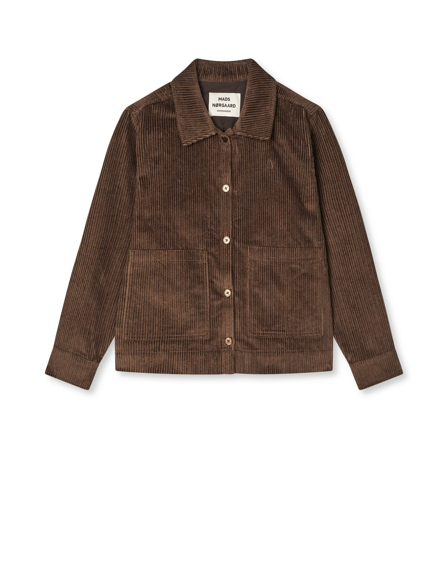 Pretty Cord Gaila Shirt, Demitasse