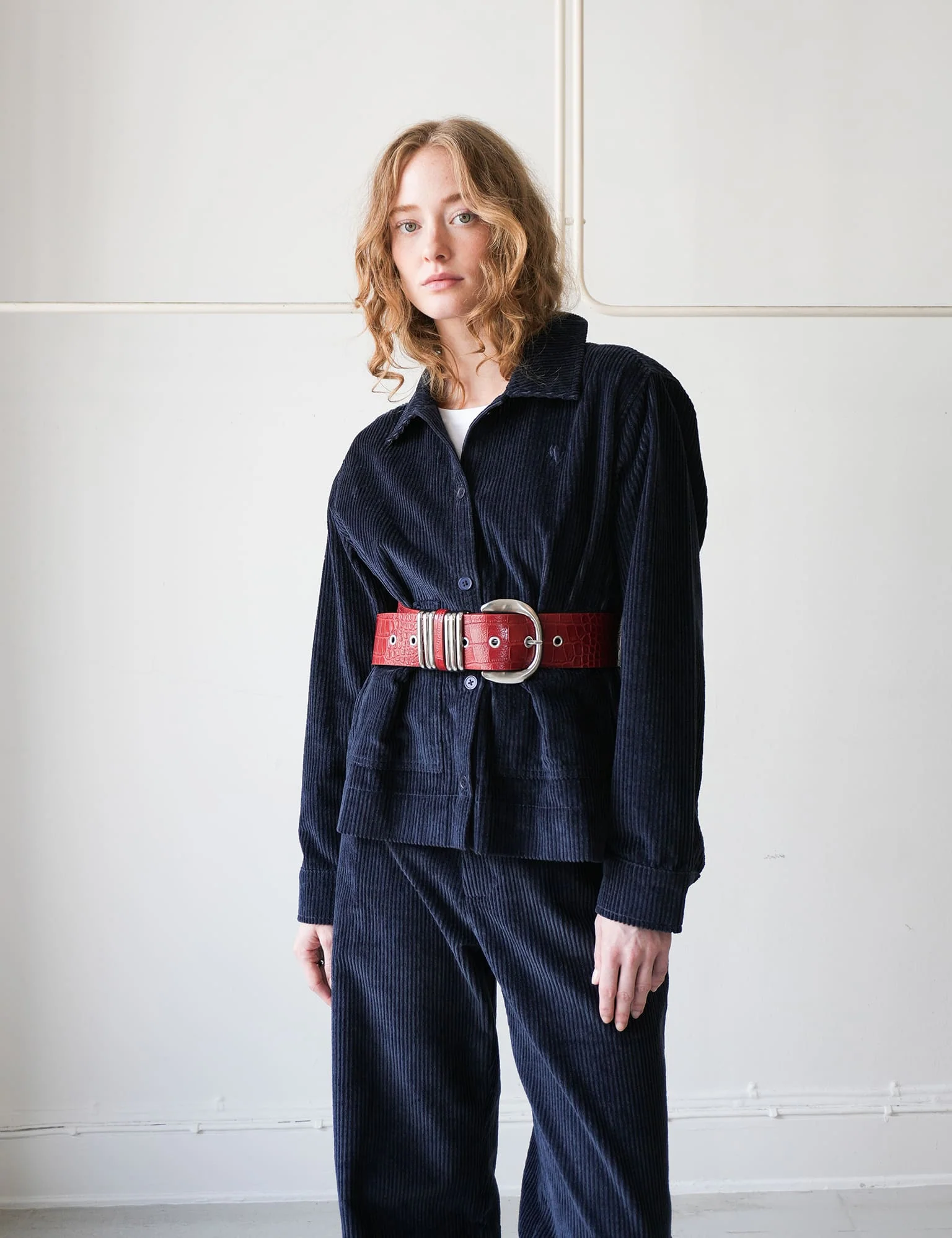 Pretty Cord Gaila Shirt, Parisian Night - Image 5