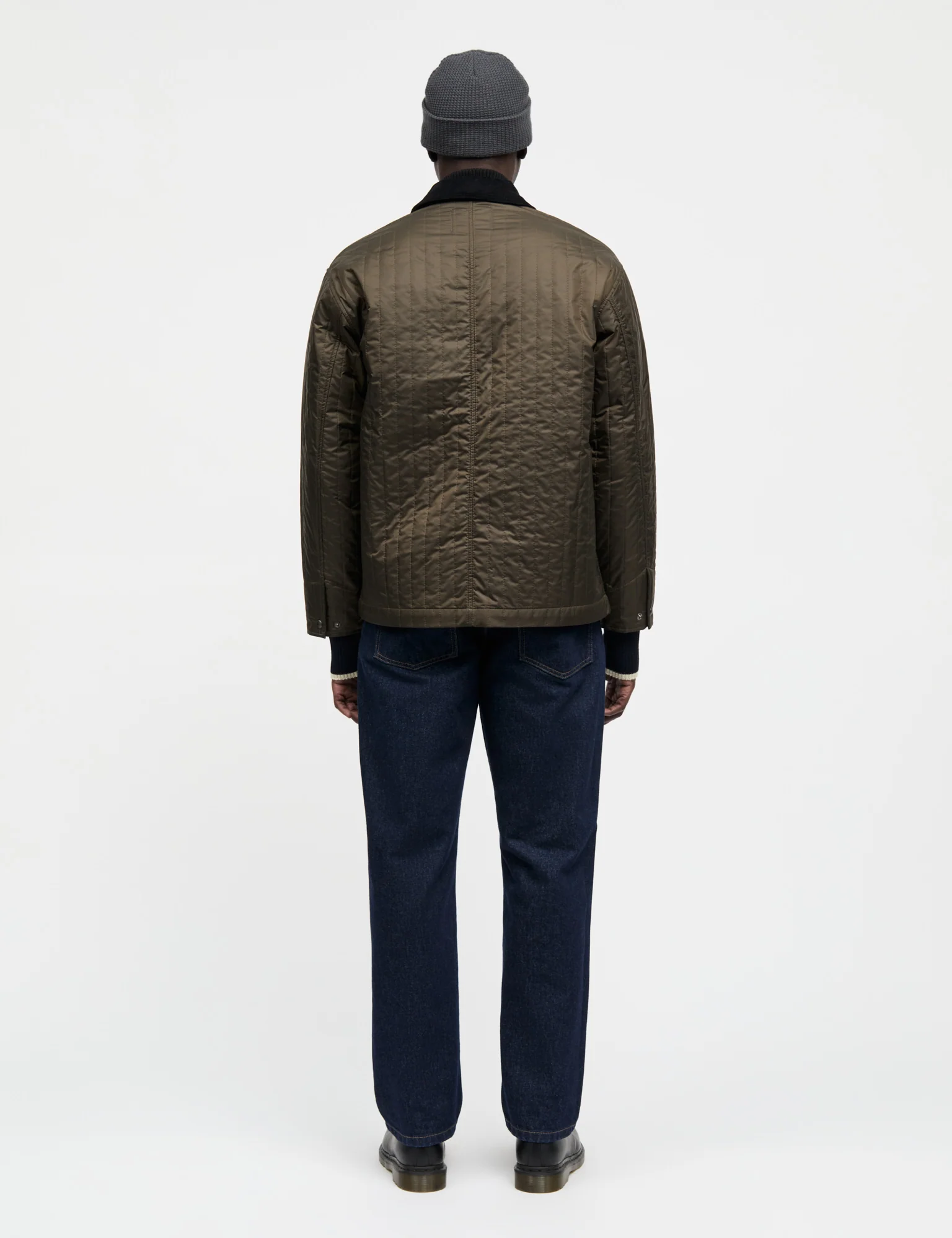 Quilt Chore Jacket, Forest Night - Image 4