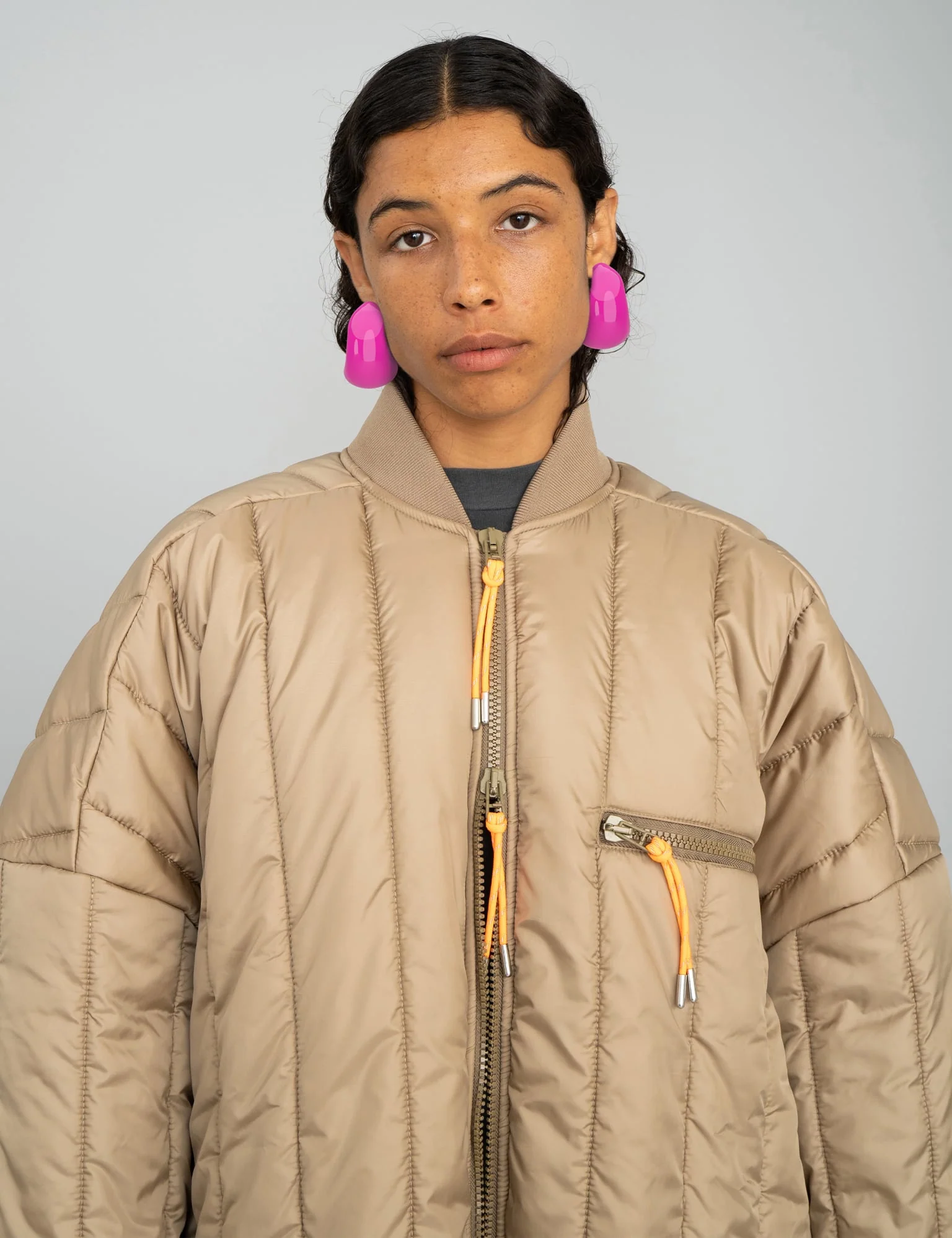 Recy Poly Rip Cathal Jacket,  Petrified Oak - Image 7