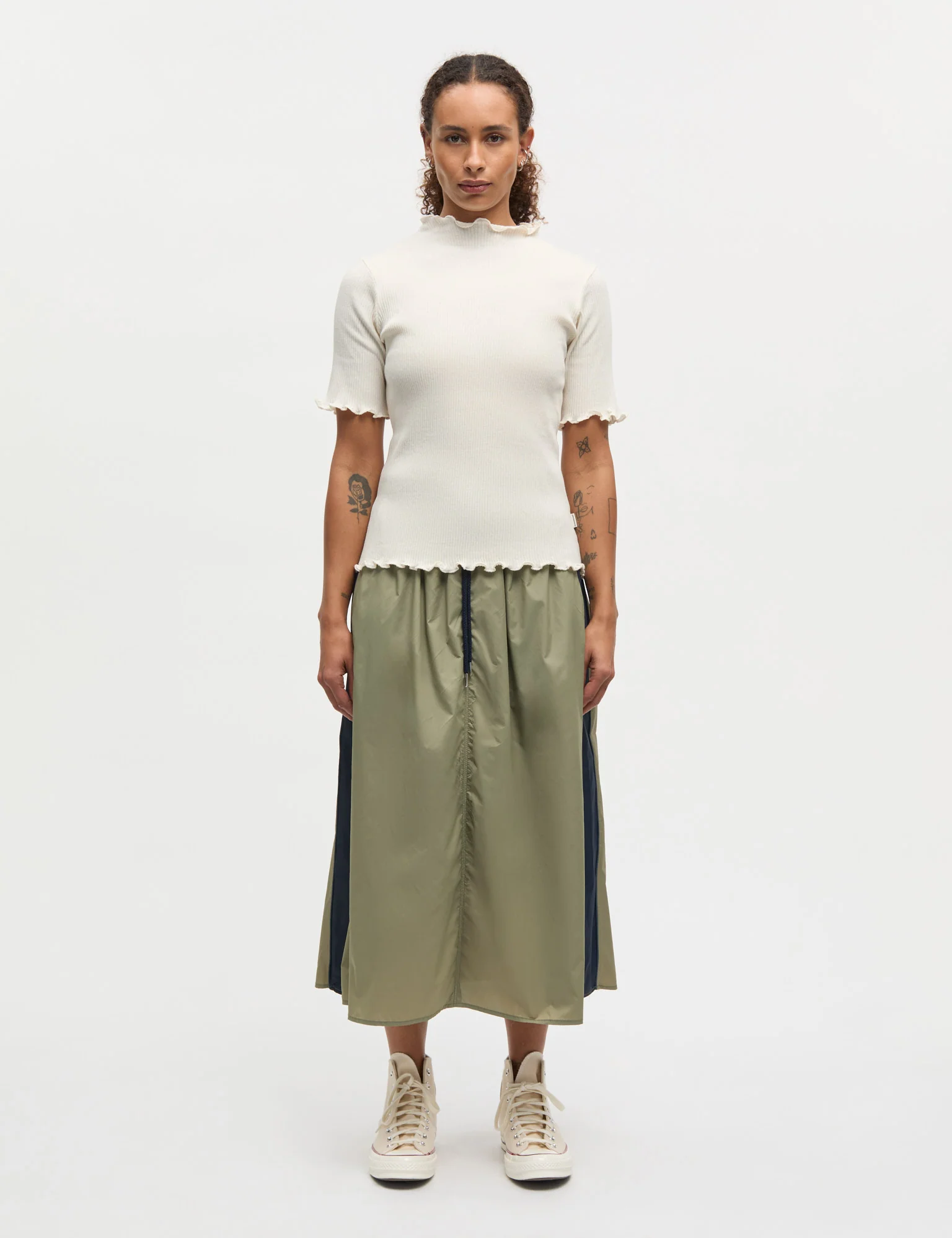 Ripstop Nylon Caro Skirt, Overland Trek/Sky Captain - Image 2