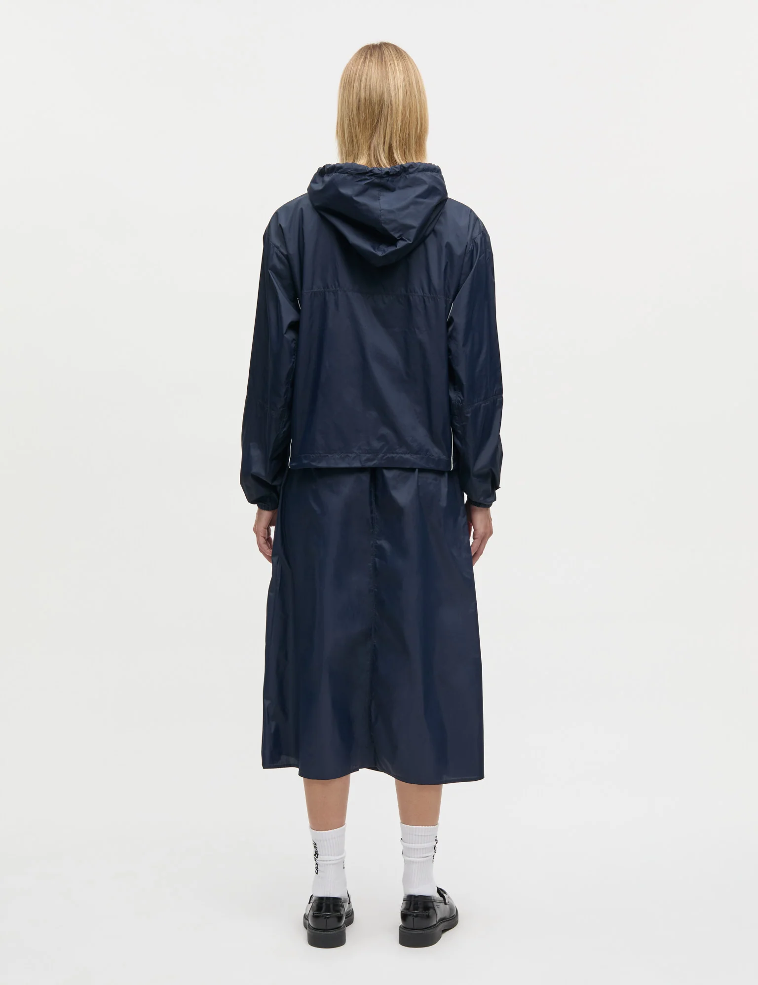 Ripstop Nylon Caro Skirt, Sky Captain - Image 4