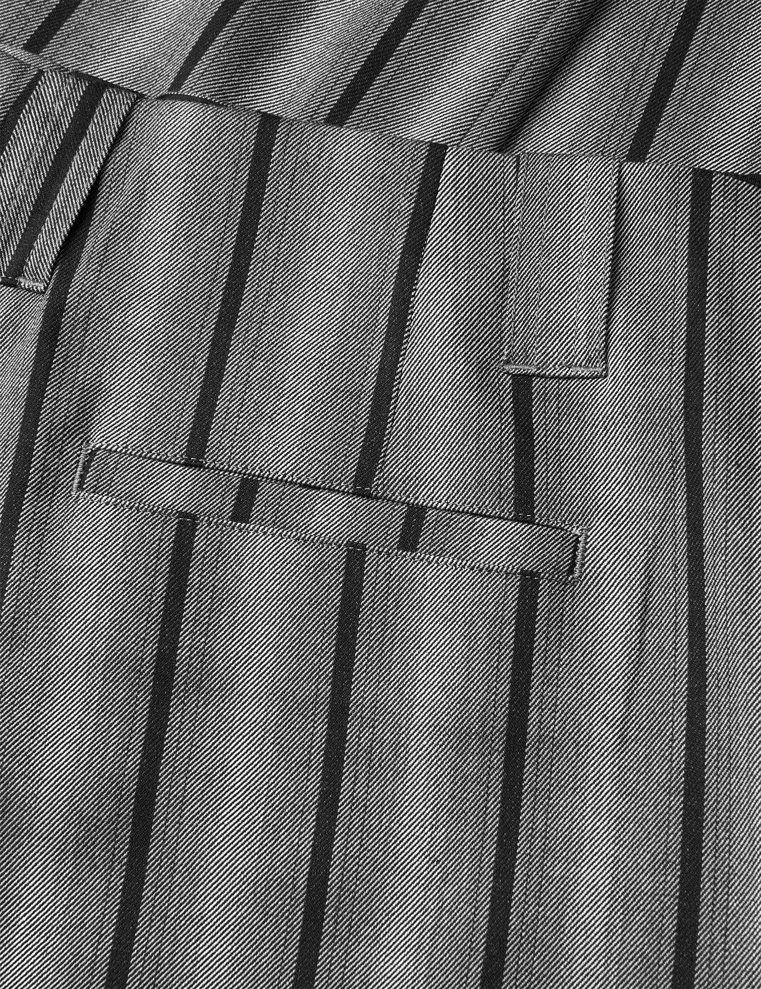Saul Carla Pants, Pinstripe/Asphalt - Image 3