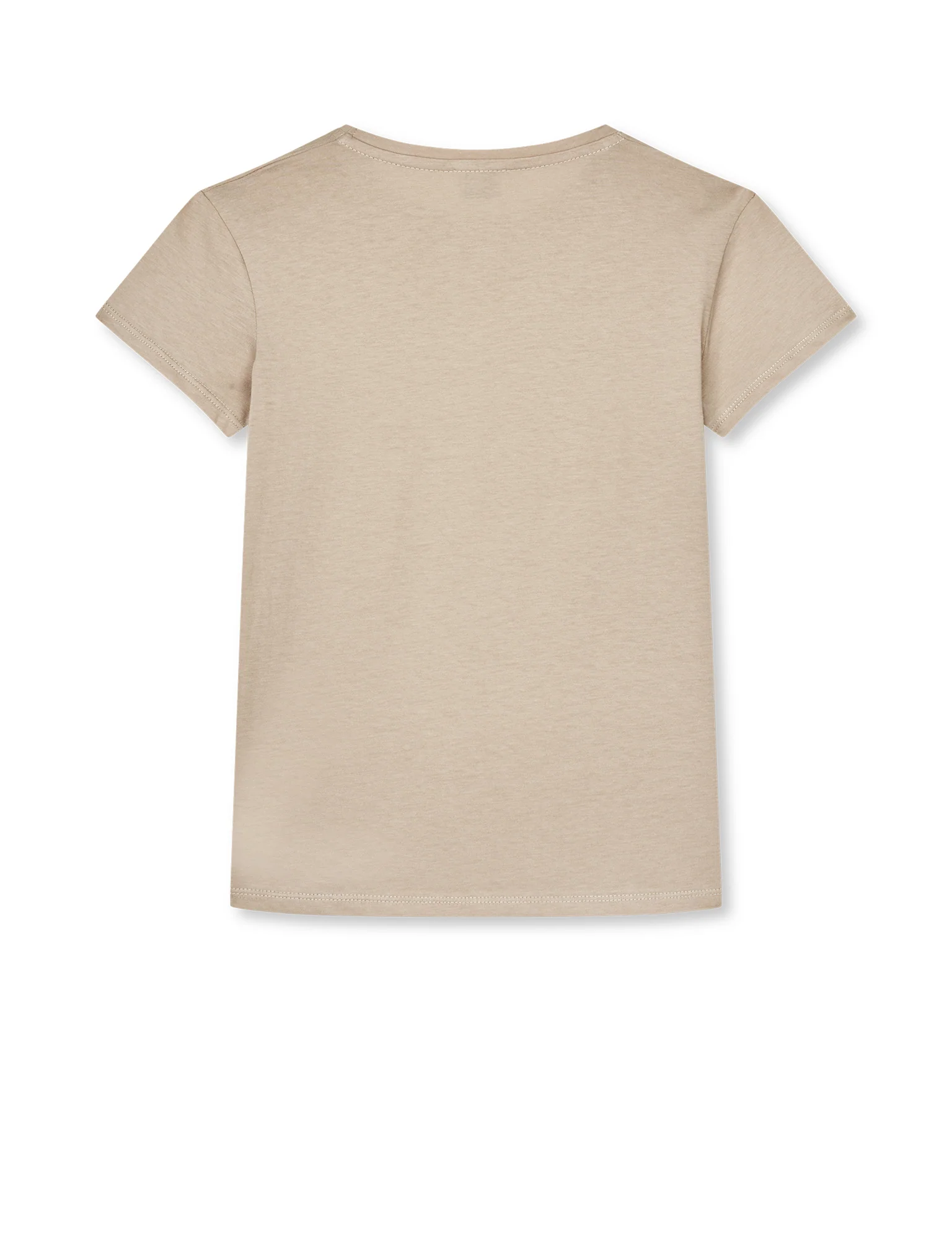 Single Cotton Tuvina mini mirror Tee, Plaza Taupe - Image 2