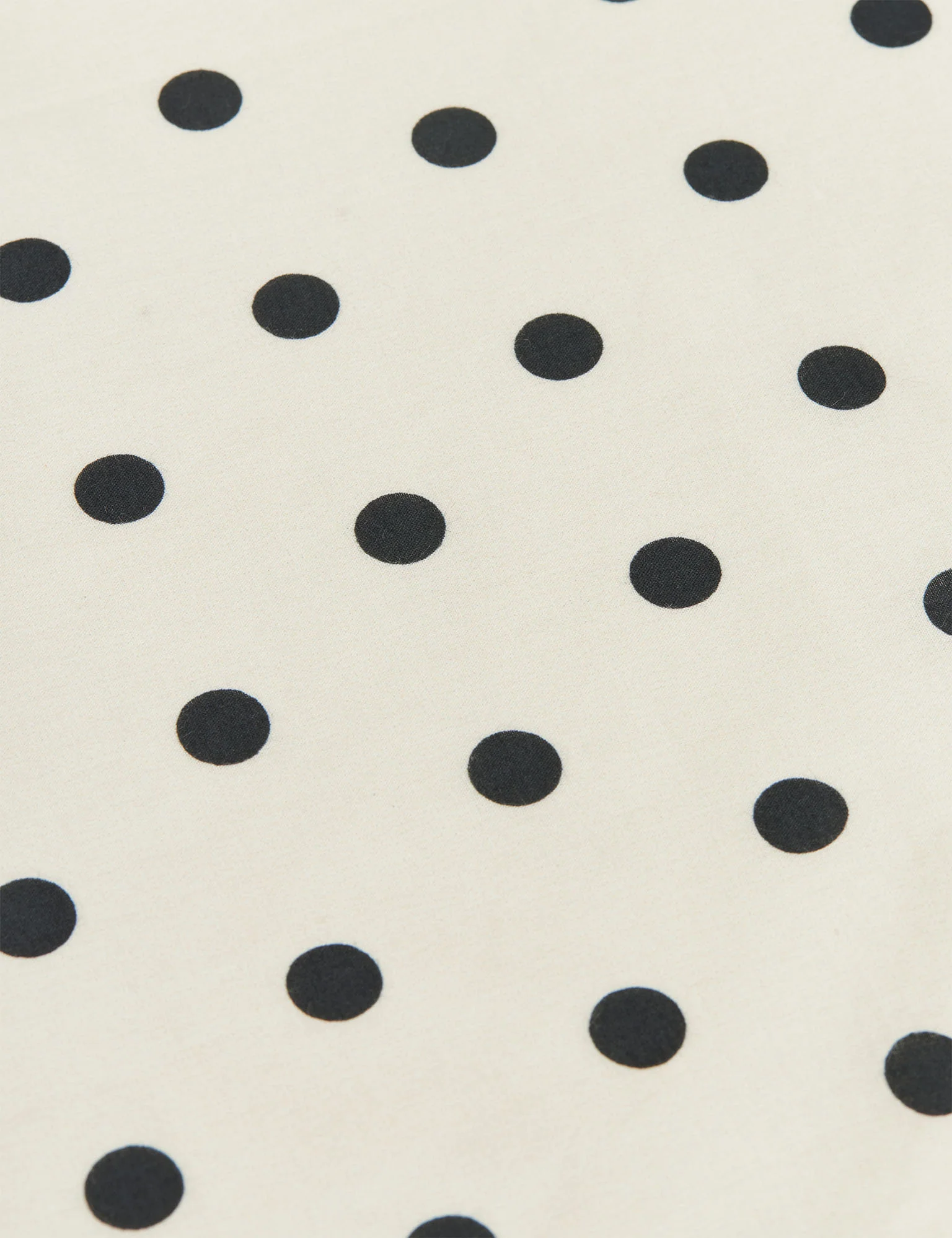 Soft Cotton Big Dot Scarf, Dot AOP/Black - Image 2