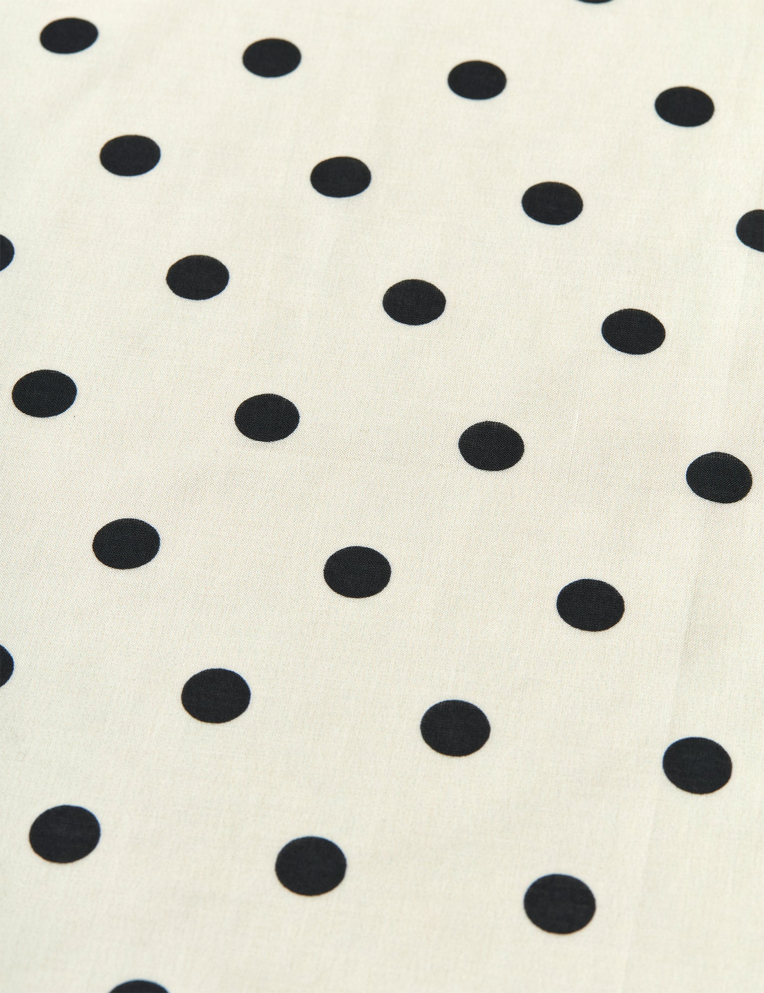 Soft Cotton Self Dot Scarf, Dot AOP/Black - Image 3