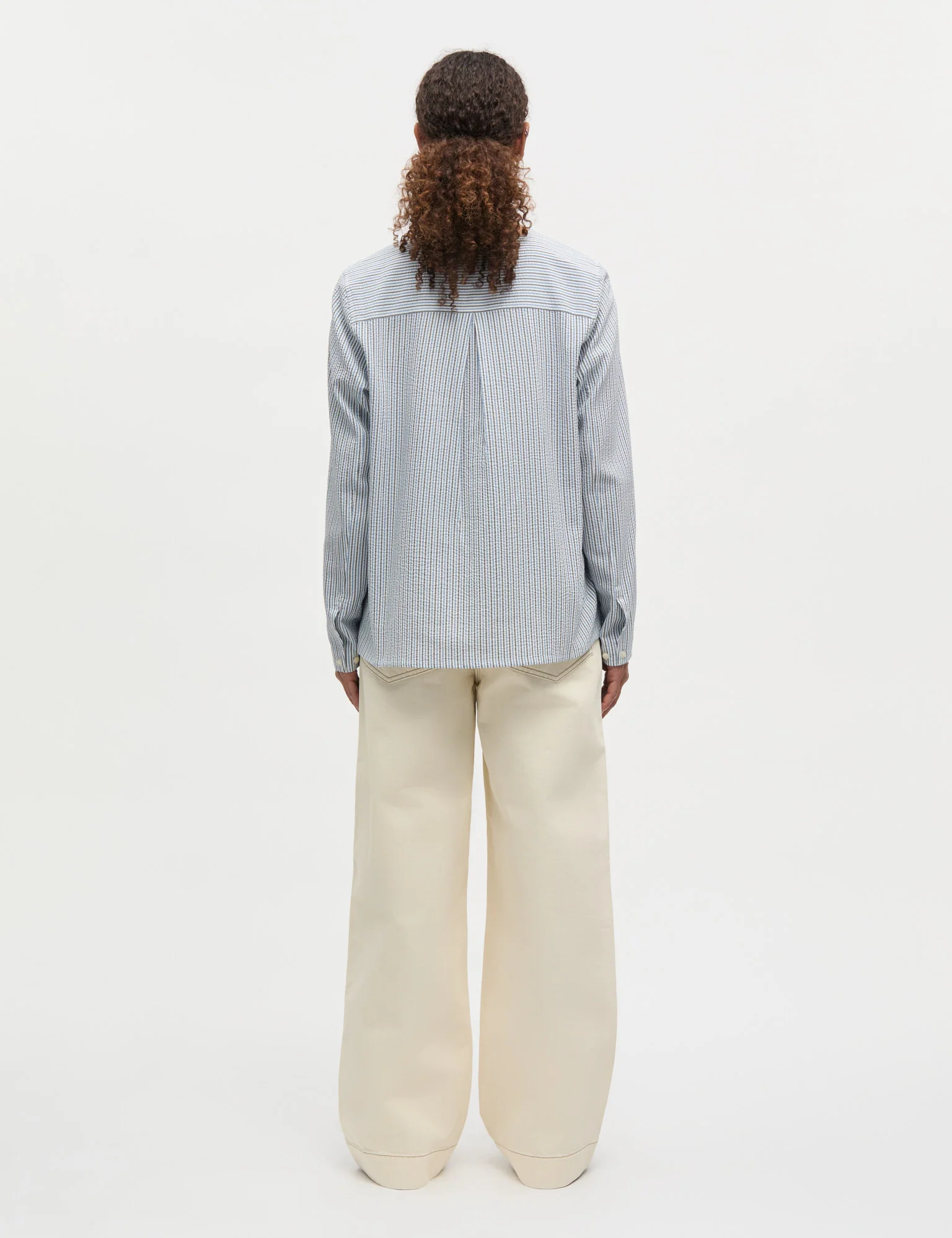 Soft Crease Funa Top, Sky Captain/Bright Cobalt/Vani - Image 4