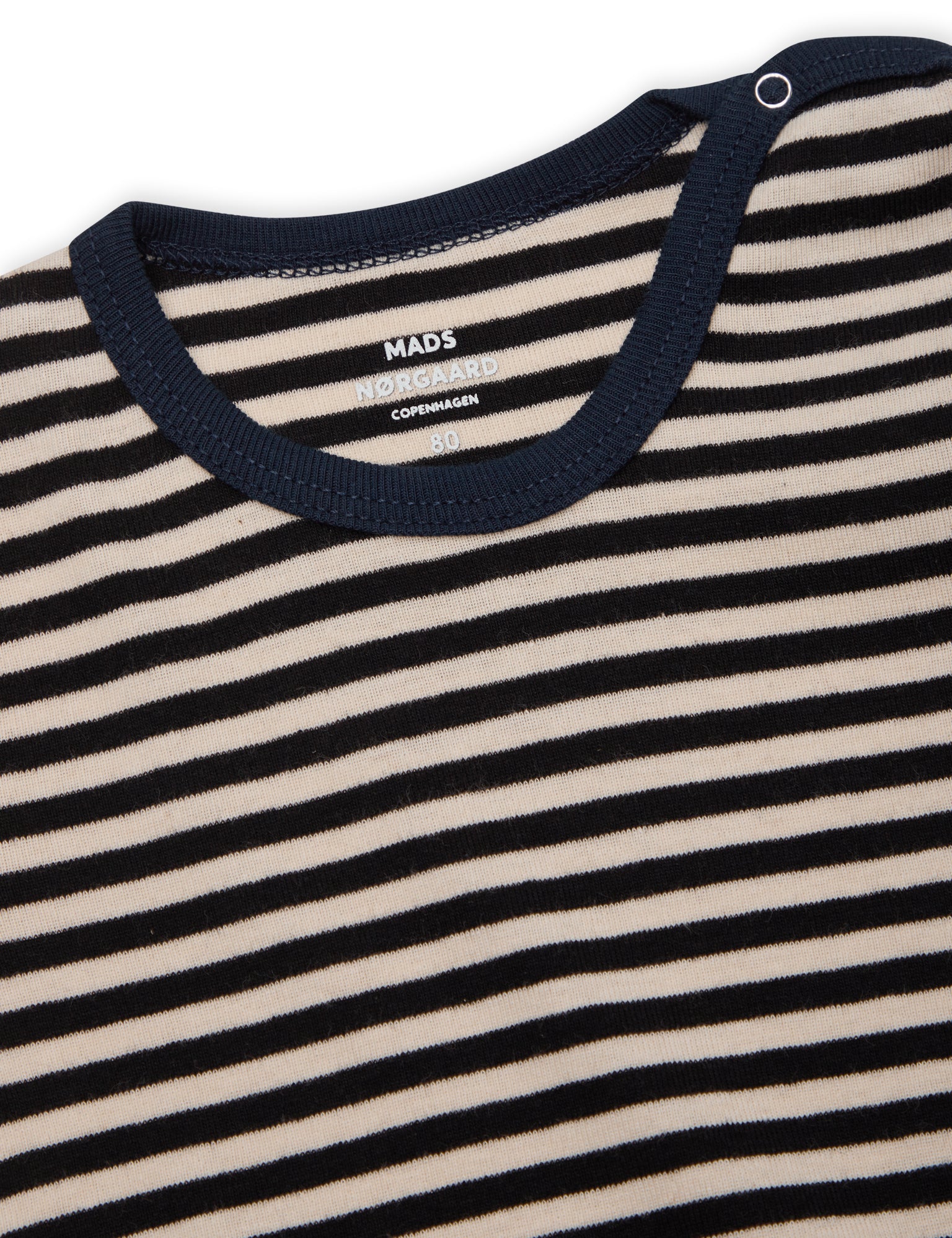 Soft Duo Striped Body, Off White / Black / Navy - Image 3