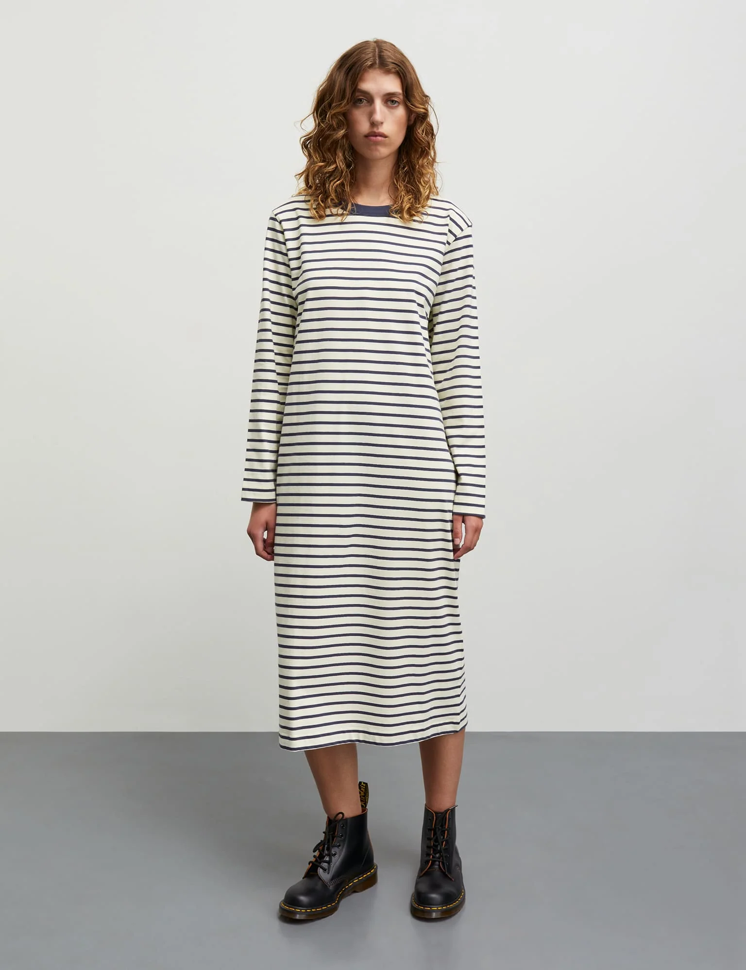 Soft Single Ella Dress, Vanilla Ice/Parisian Night - Image 2