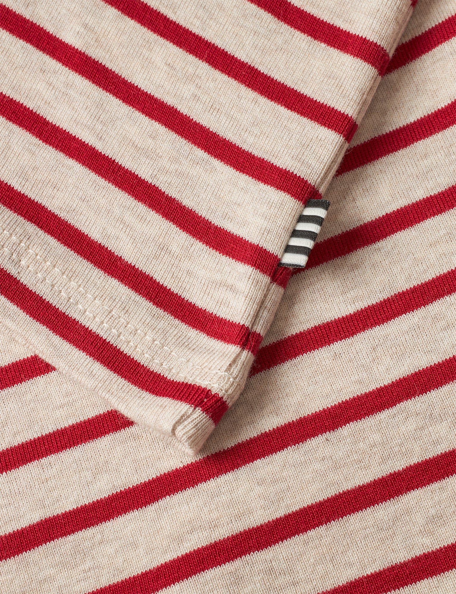 Soft Striped Rib Tobinino, Red / Nature Mel - Image 3
