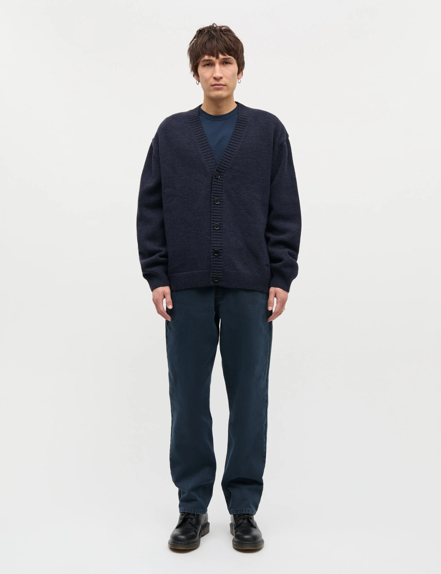 Soft Yarn Vilhelm Cardigan Knit, Parisian Night - Image 2