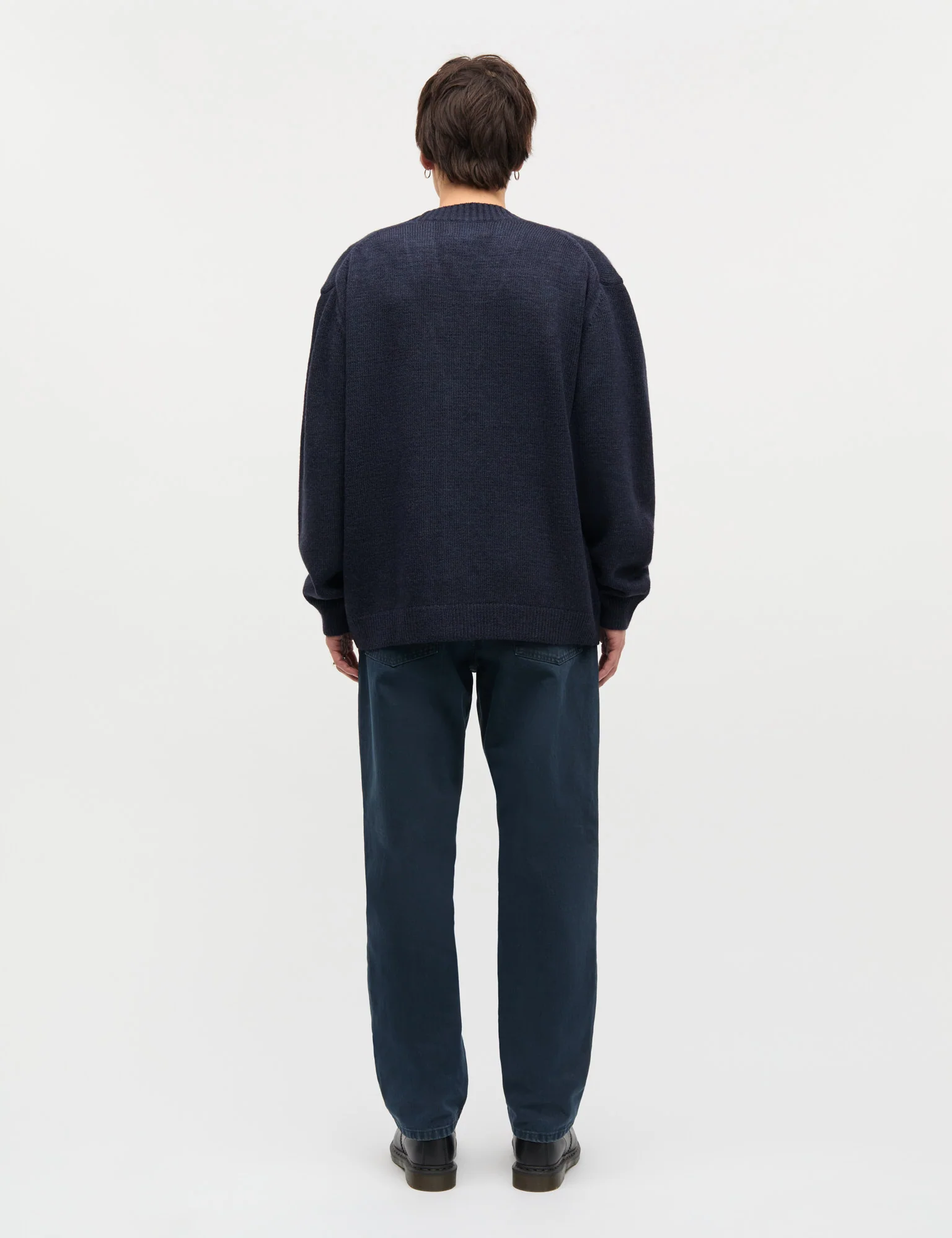 Soft Yarn Vilhelm Cardigan Knit, Parisian Night - Image 4