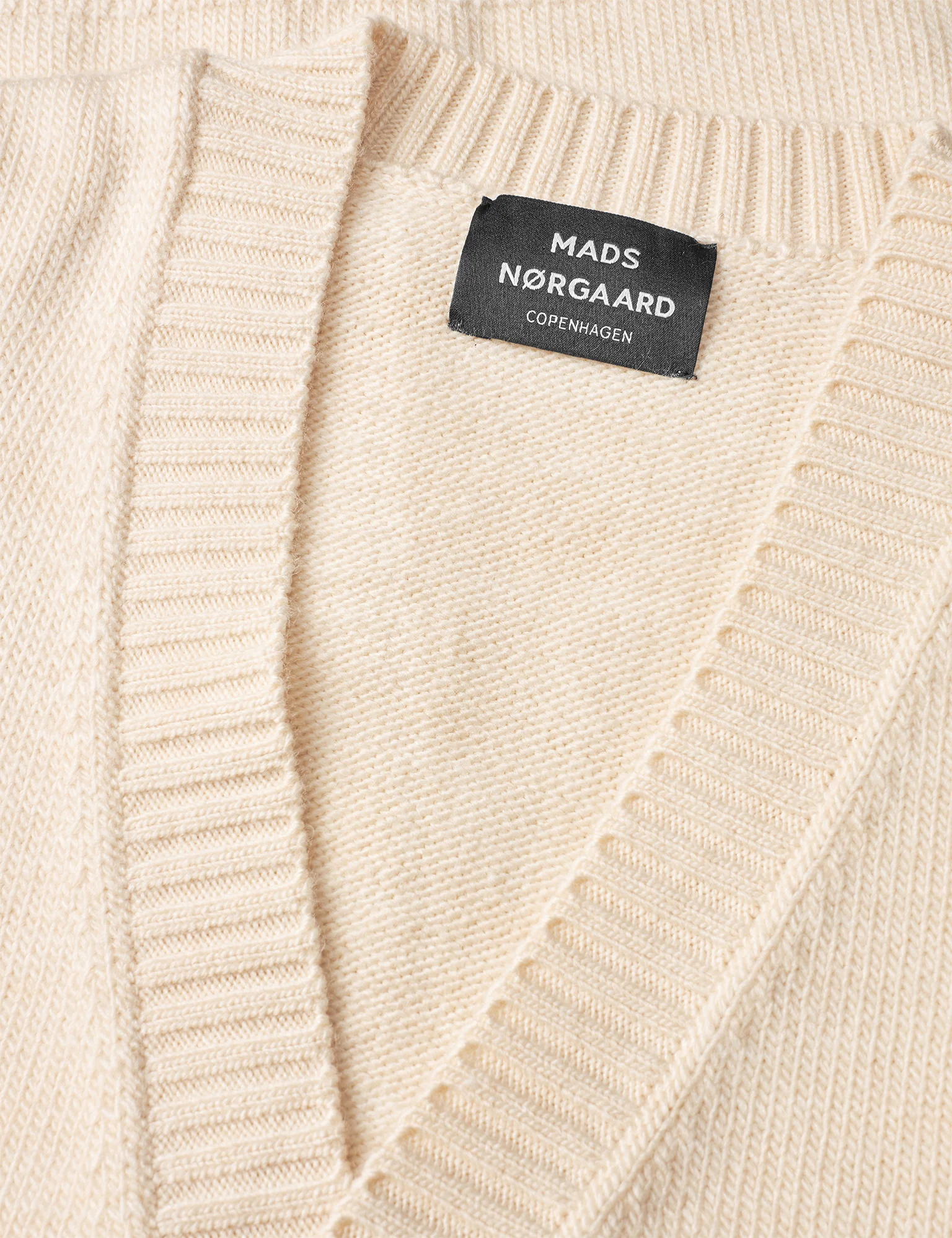Soft Yarn Vilhelm Cardigan Knit, Seedpearl - Image 3