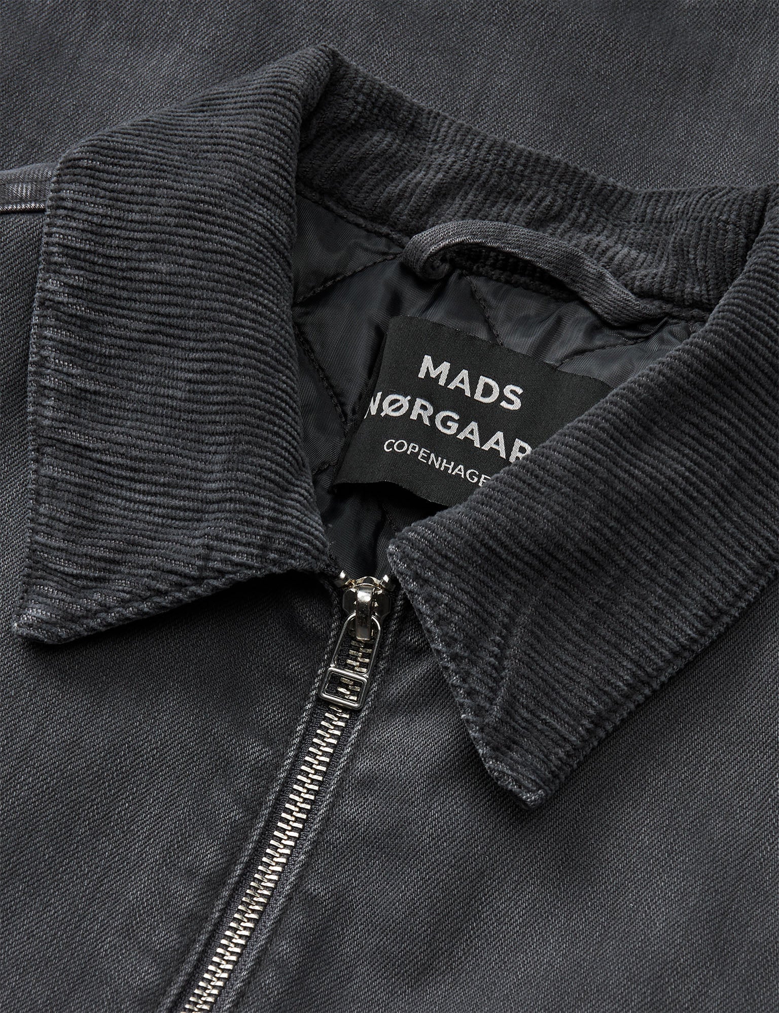 Soil Denim Norton Padded Jacket, Asphalt - Image 3