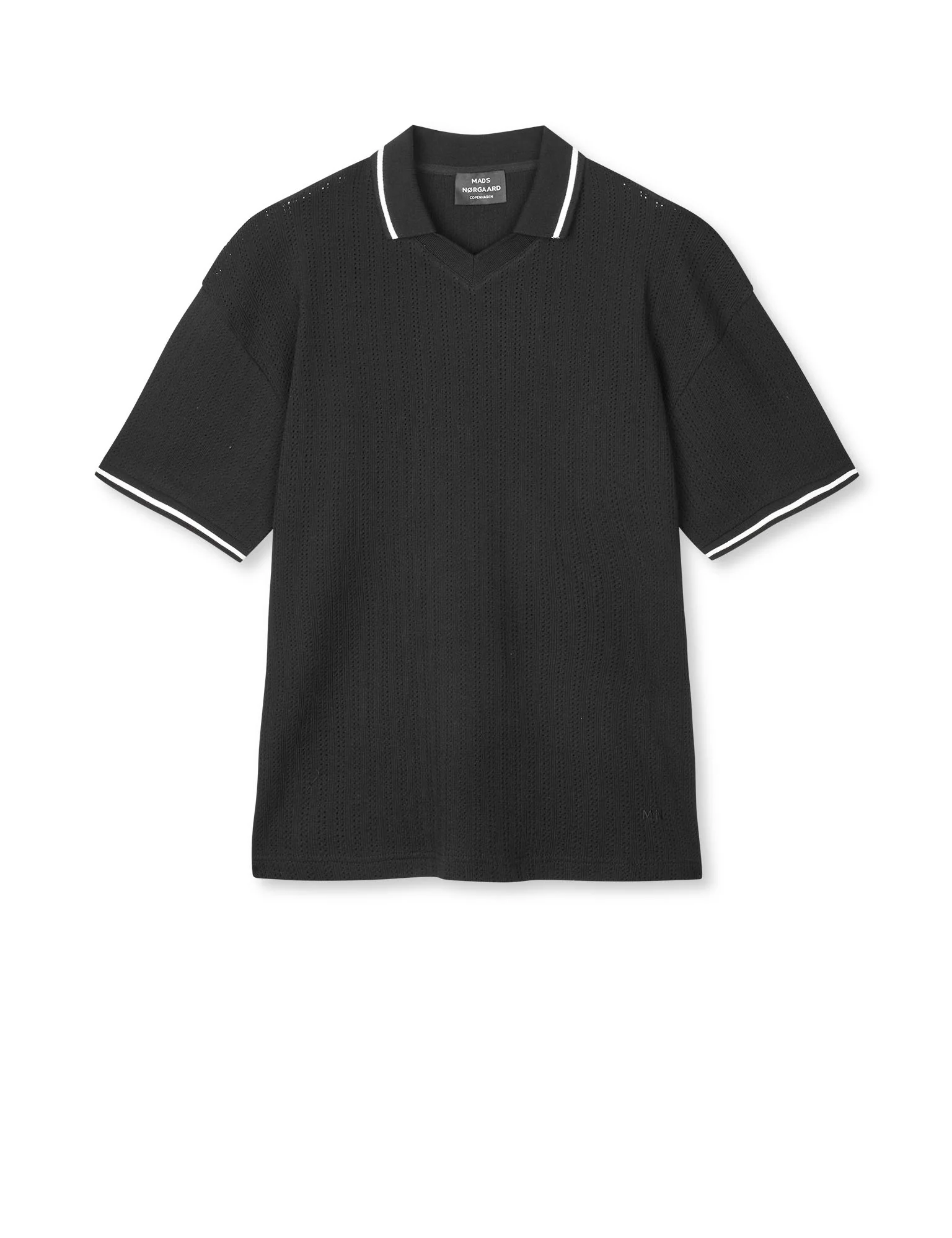 Sporty Lyonel Polo, Black - Image 4
