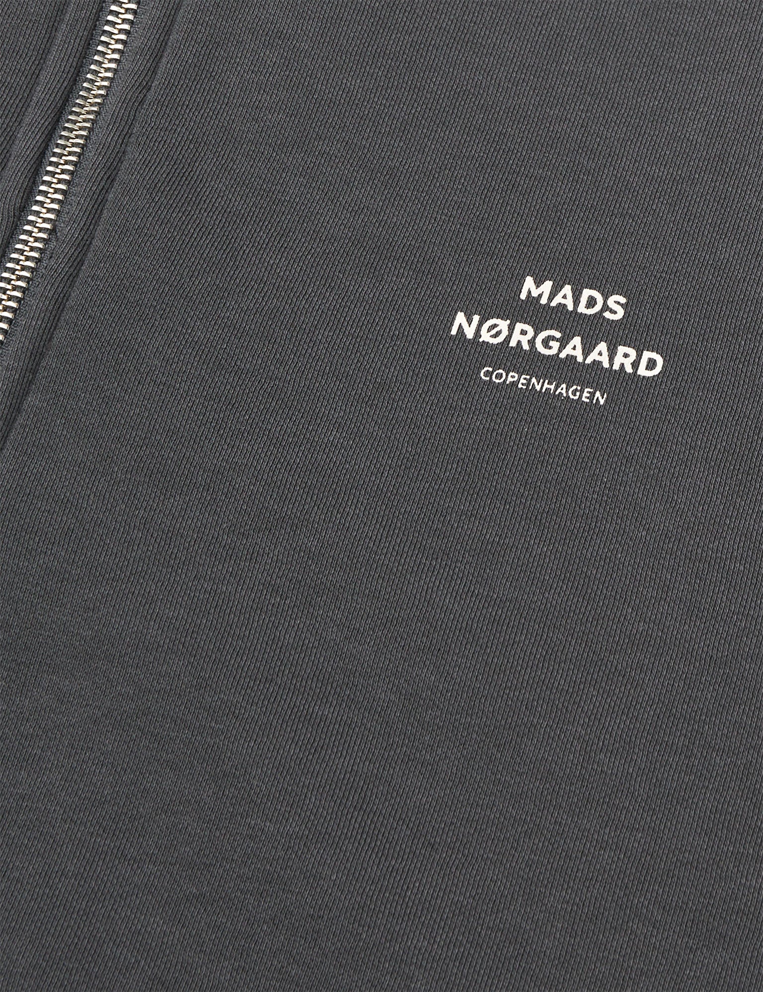 Standard Half Zip Logo Sweat, Asphalt - Image 2