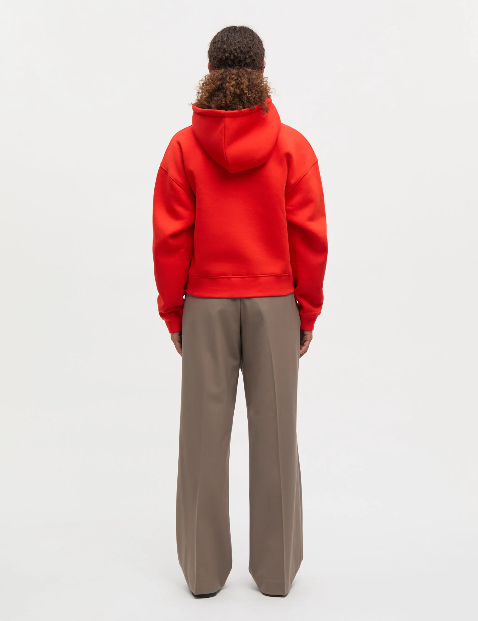 Standard Jodie Hood Sweatshirt, Fiery Red - Image 4