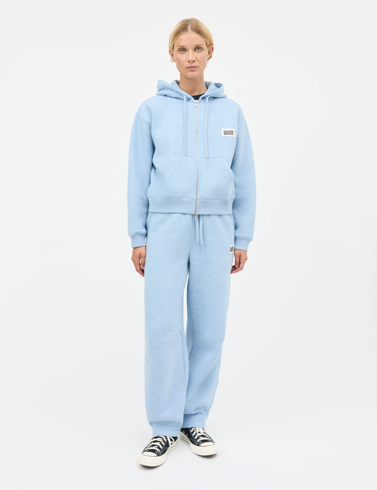Standard Sweat Iggy Pants, Light Blue Melange