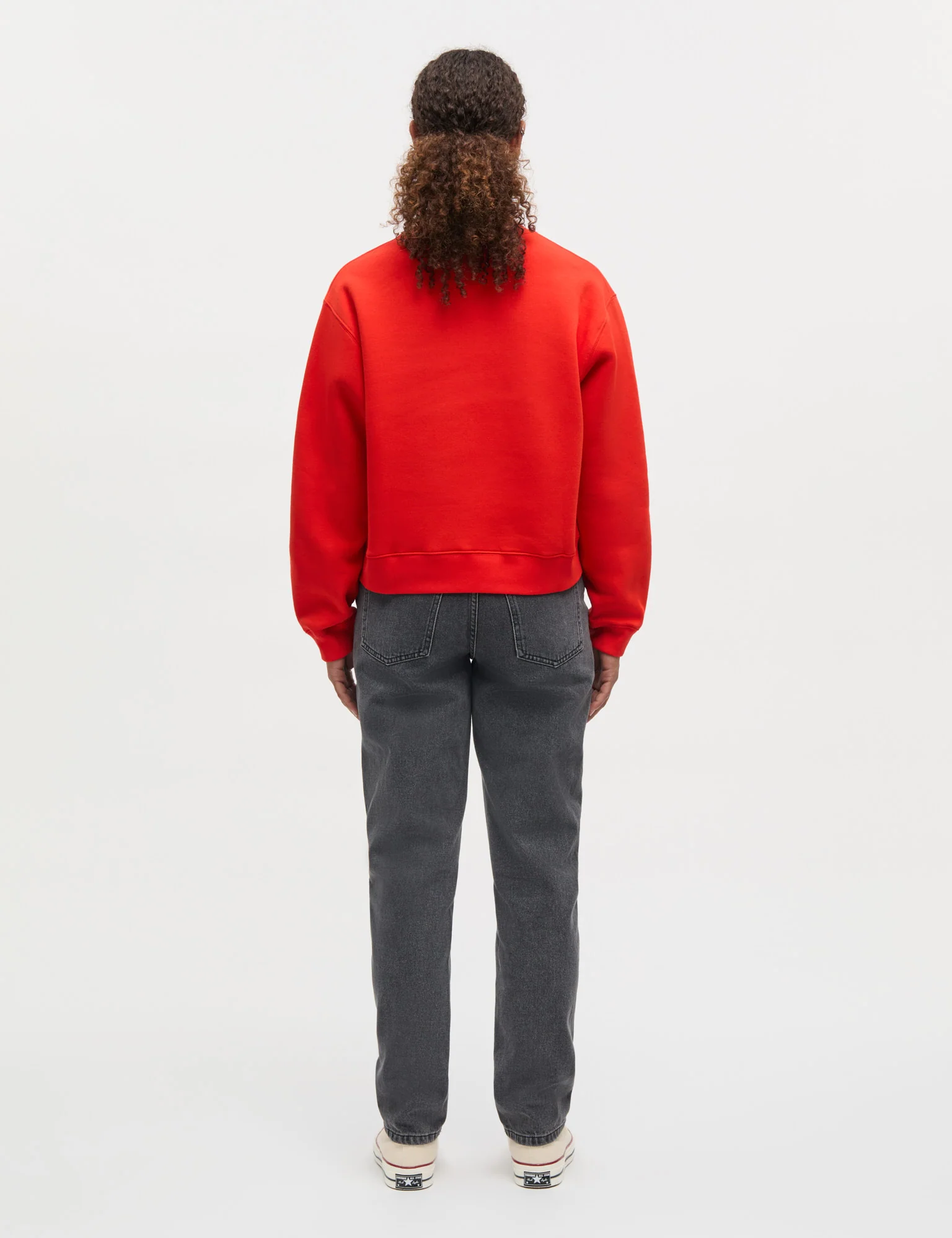 Standard Taylor Sweatshirt, Fiery Red - Image 4