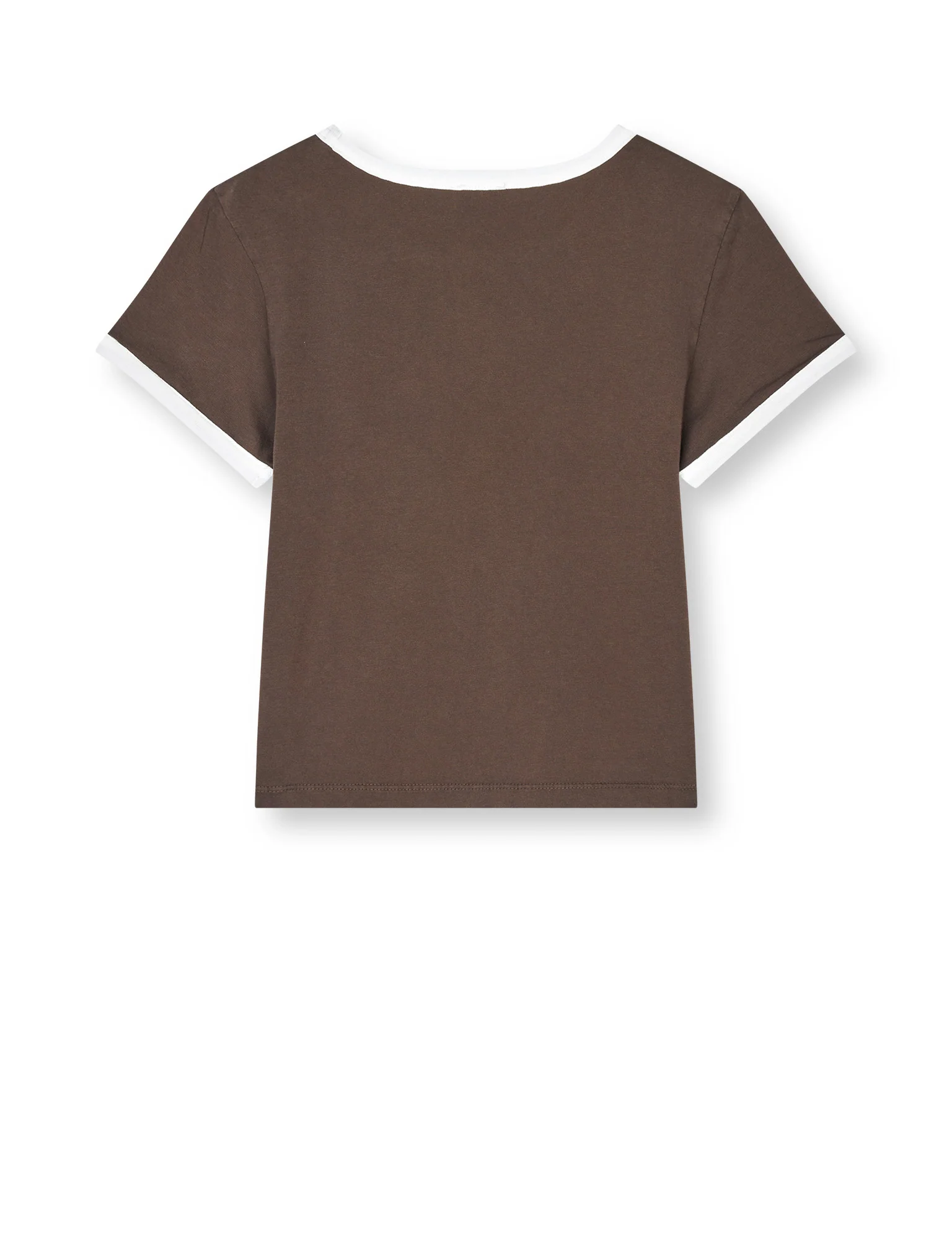 Stretch Jersey Tiva Tee, Demitasse/Vanilla Ice - Image 3