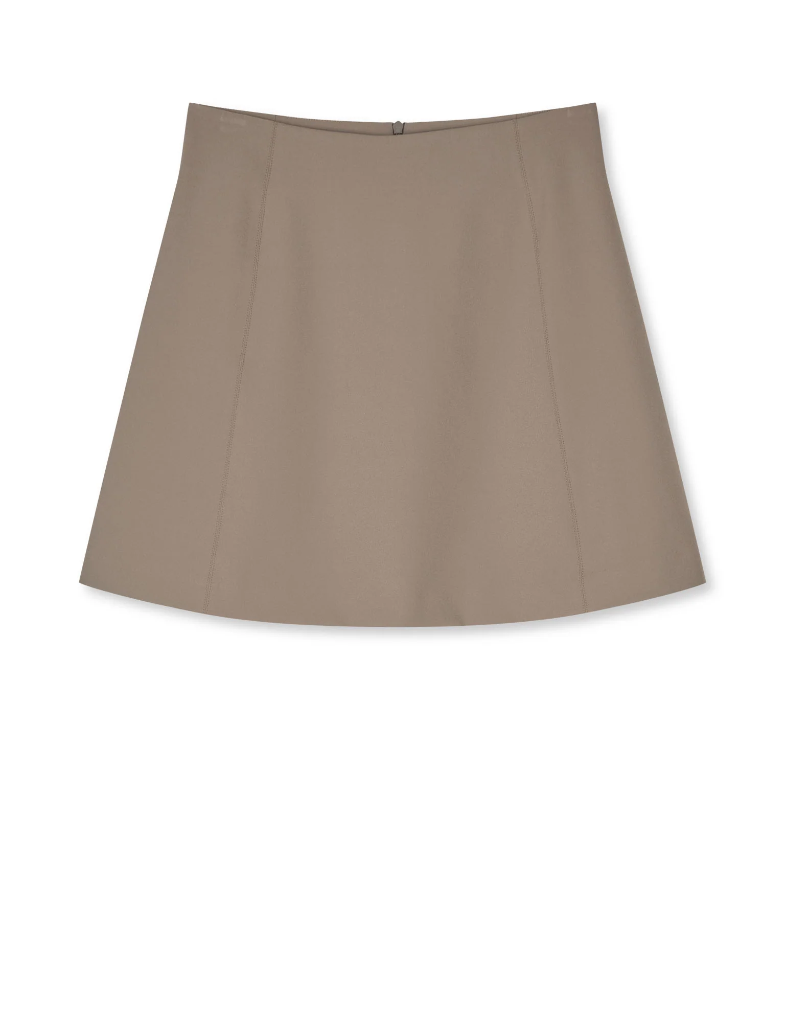 Stretchy Nylon Roberta Skirt, Walnut