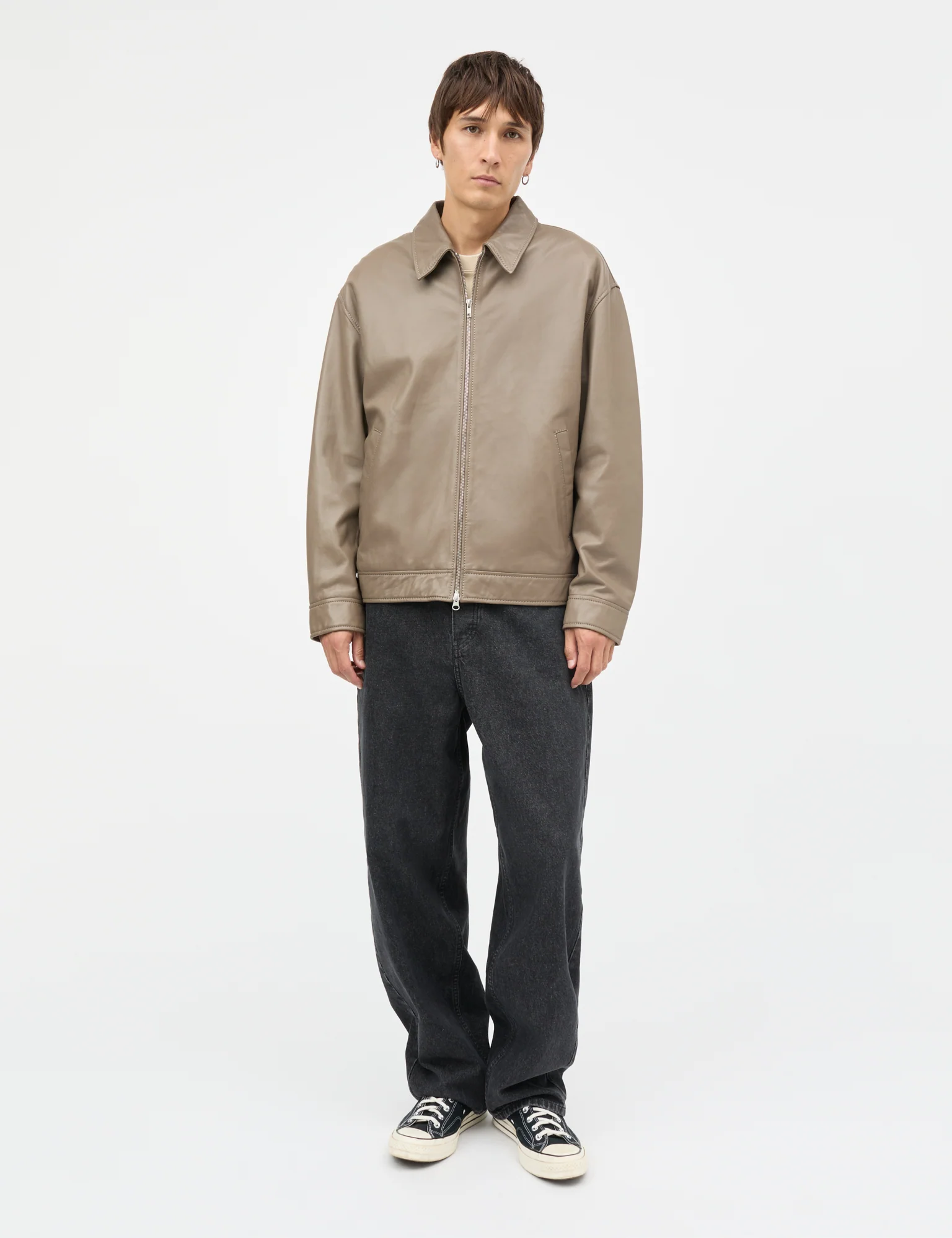 Sundown Leather Norton Jacket, Walnut - Image 2