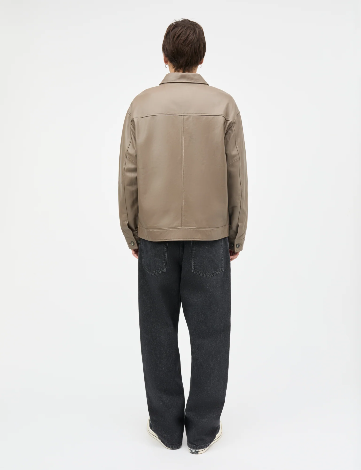 Sundown Leather Norton Jacket, Walnut - Image 3