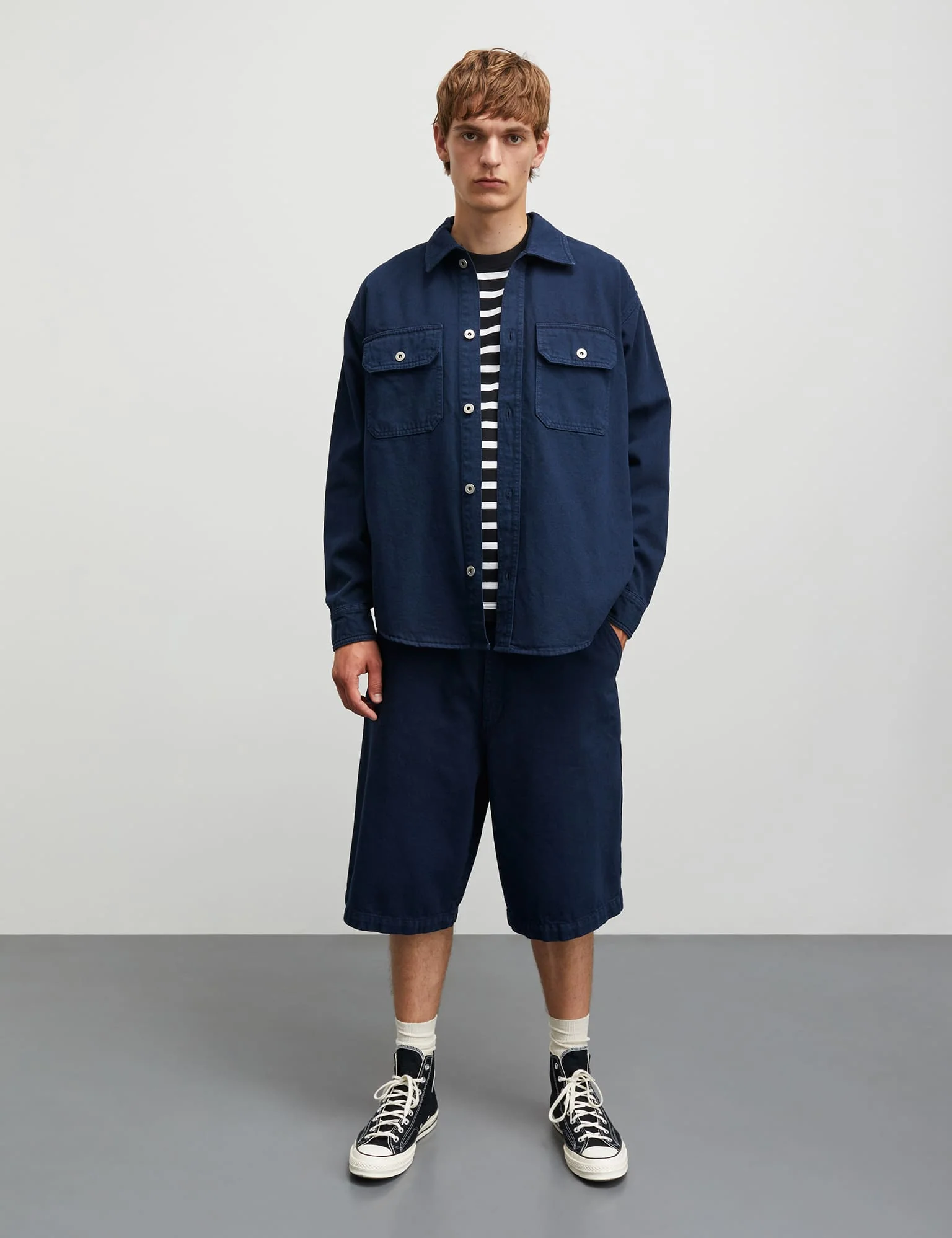 Sunset Twill August Work Shirt, Parisian Night - Image 2