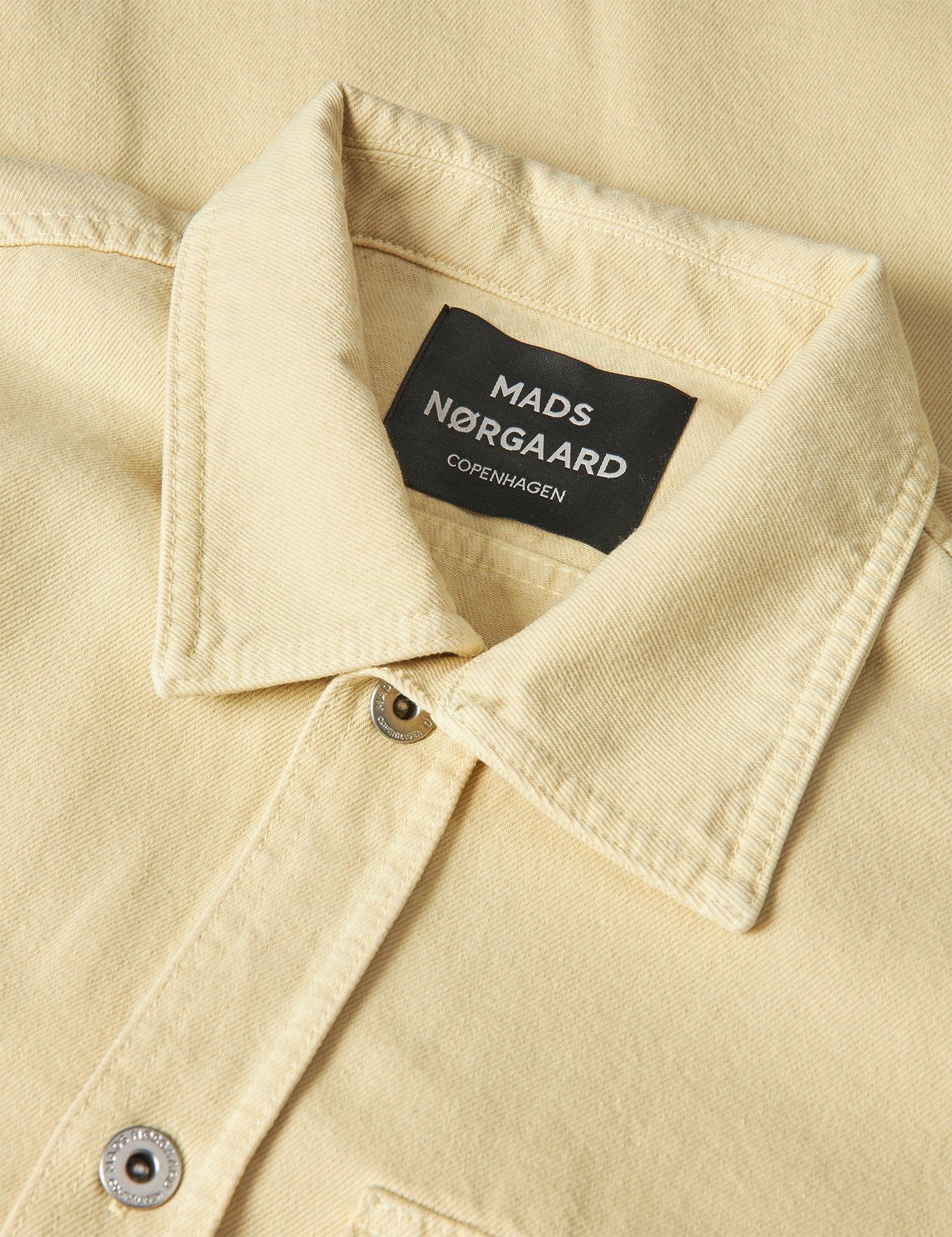 Sunset Twill August Work Shirt, Tender Yellow - Image 3