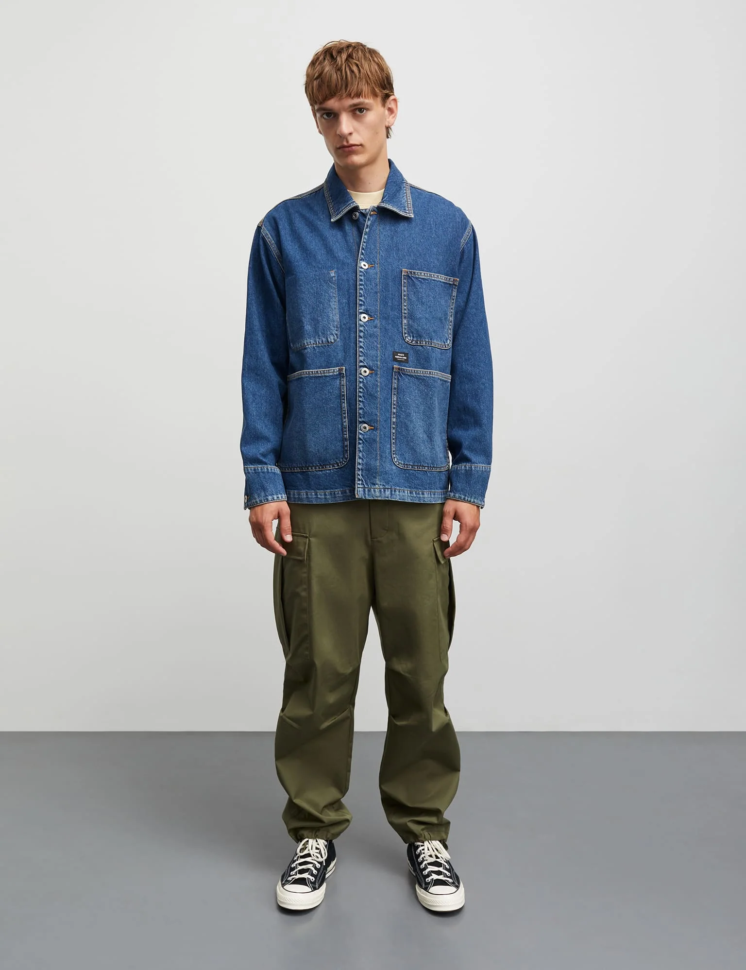 Texas Chore Jacket, Blue Wash - Image 2