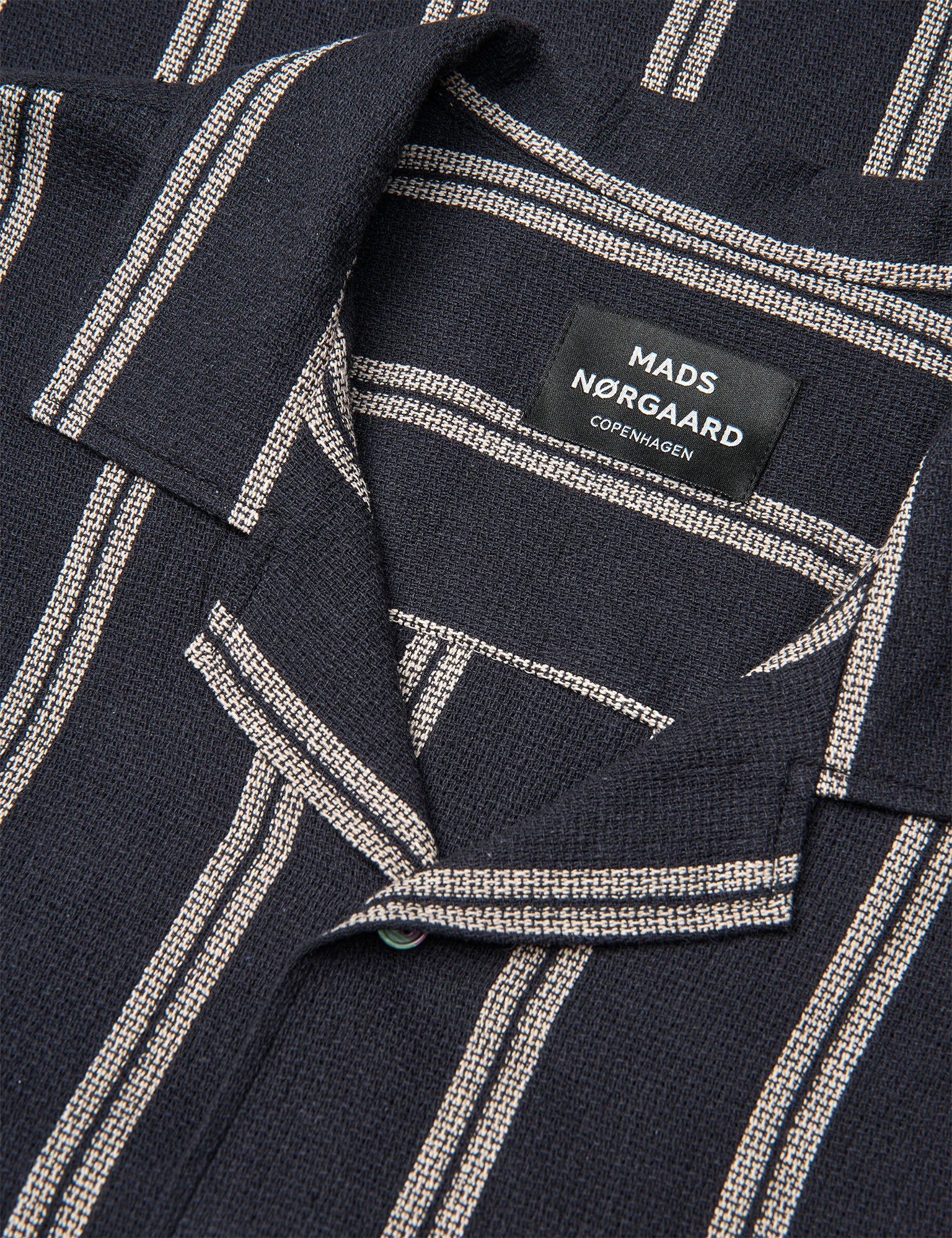 Texture Kenji Shirt SS ST., Black/Plaza Taupe - Image 3
