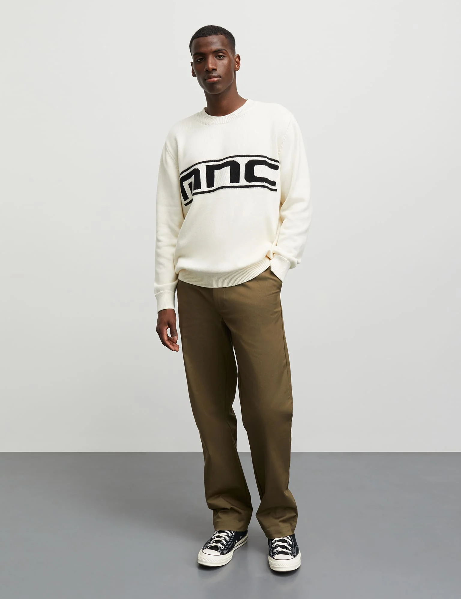 Tight Cotton Avery MNC Knit, Vanilla Ice - Image 2