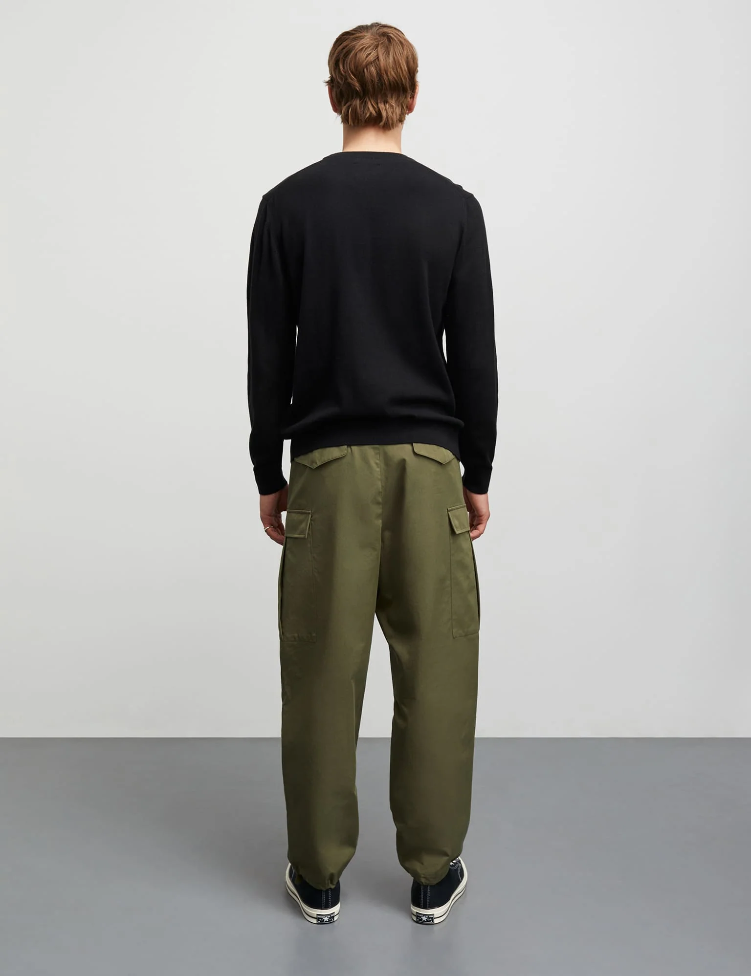 Tight Cotton Karsten Knit, Black - Image 4