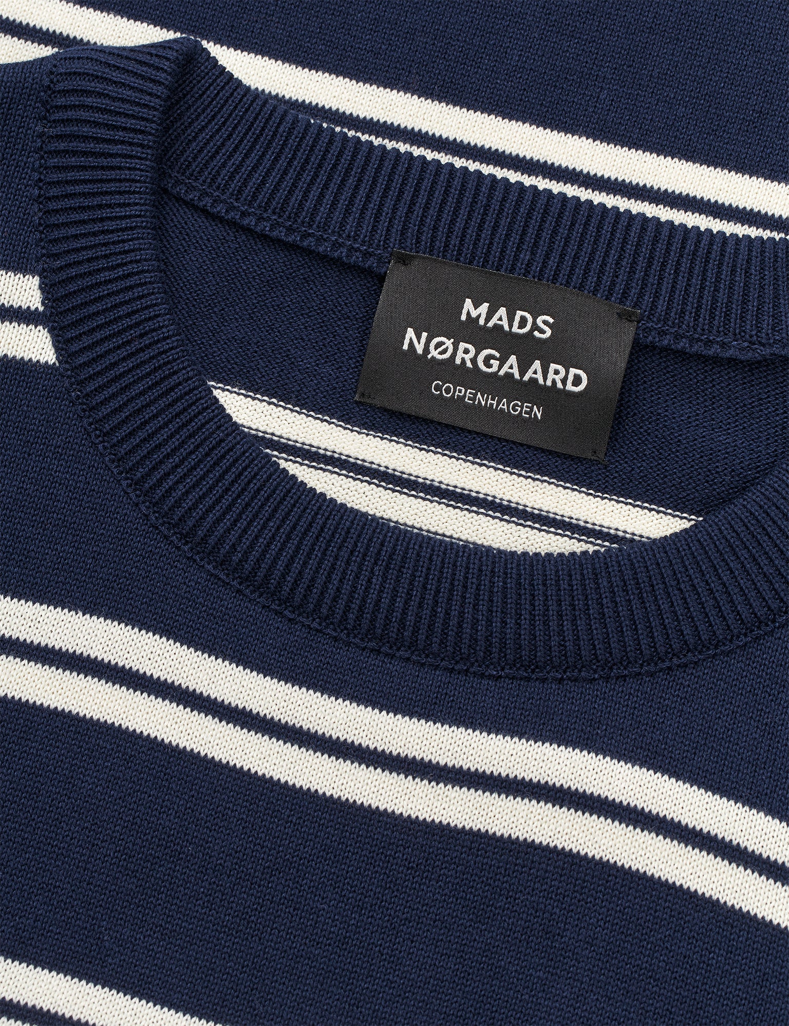 Tight Cotton Karsten Knit ST., Sky Captain/Vanilla Ice - Image 3