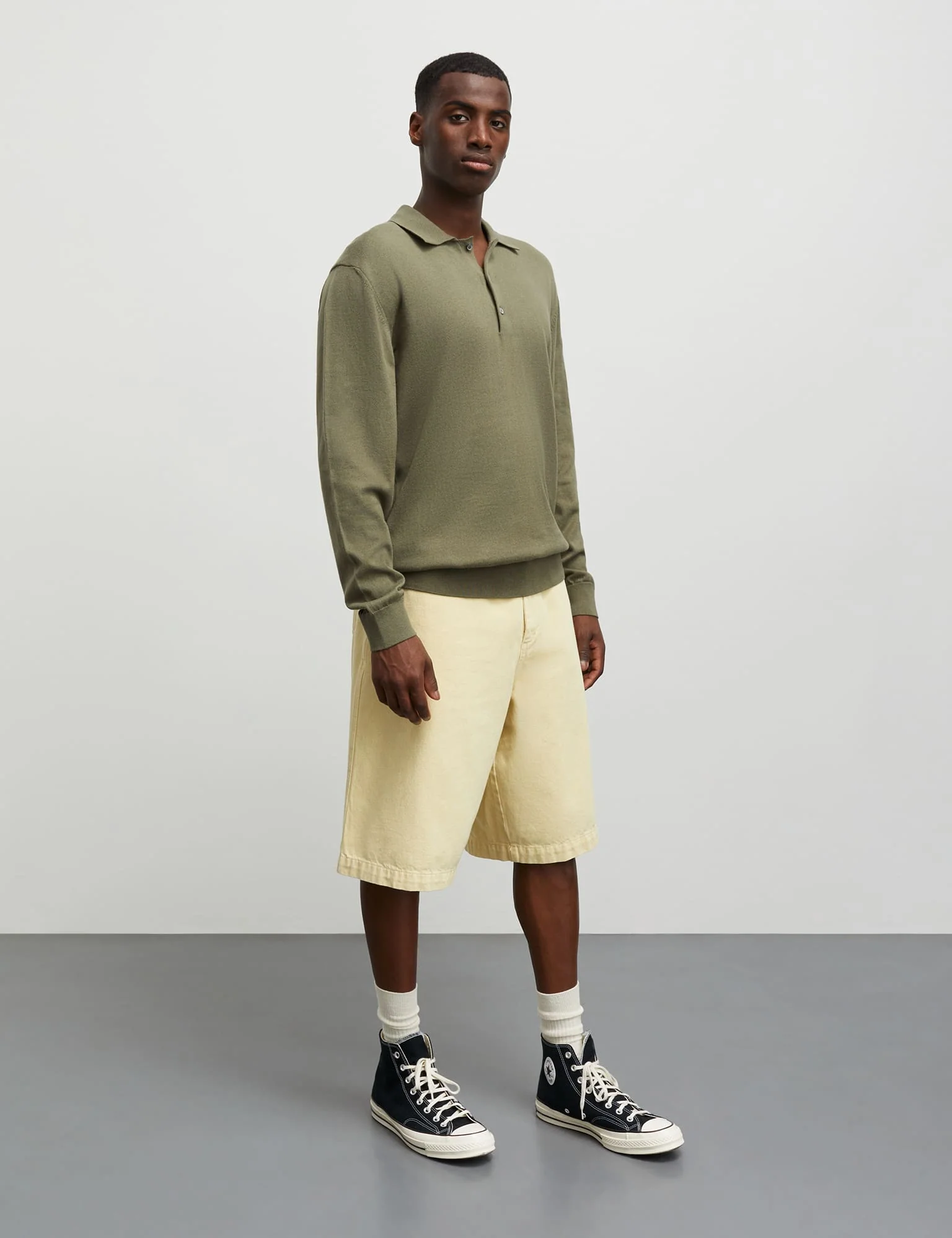 Tight Cotton Tristan Knit, Kalamata - Image 2