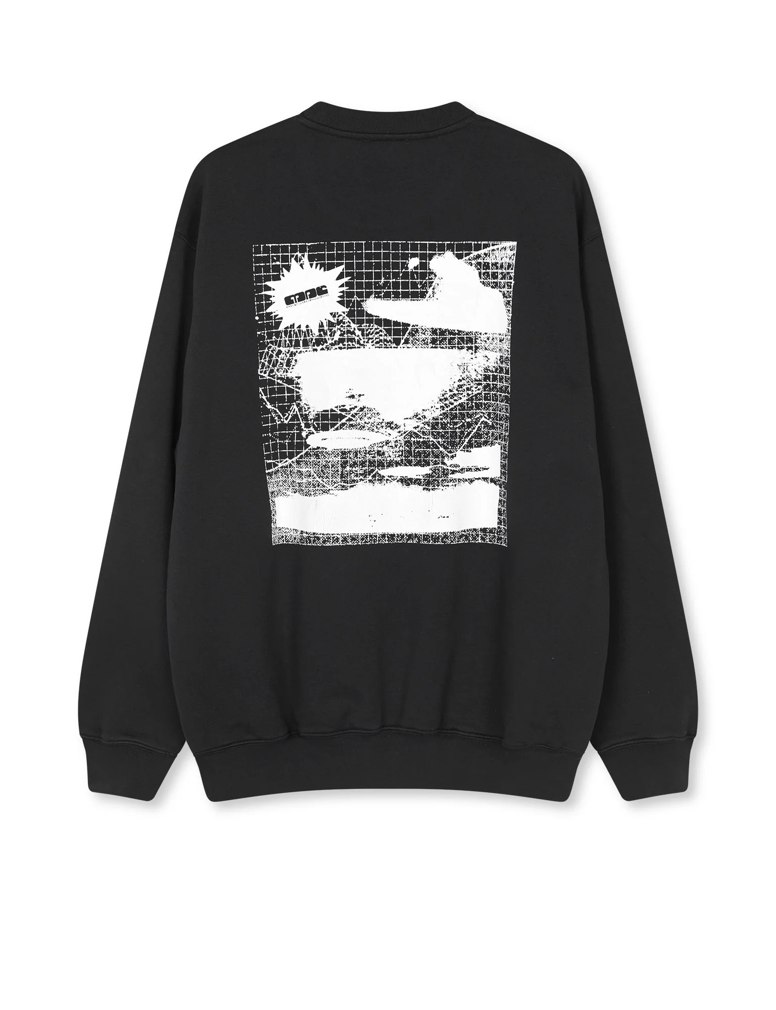 Tough Hawk Fantasy Crew Sweat, Black - Image 3